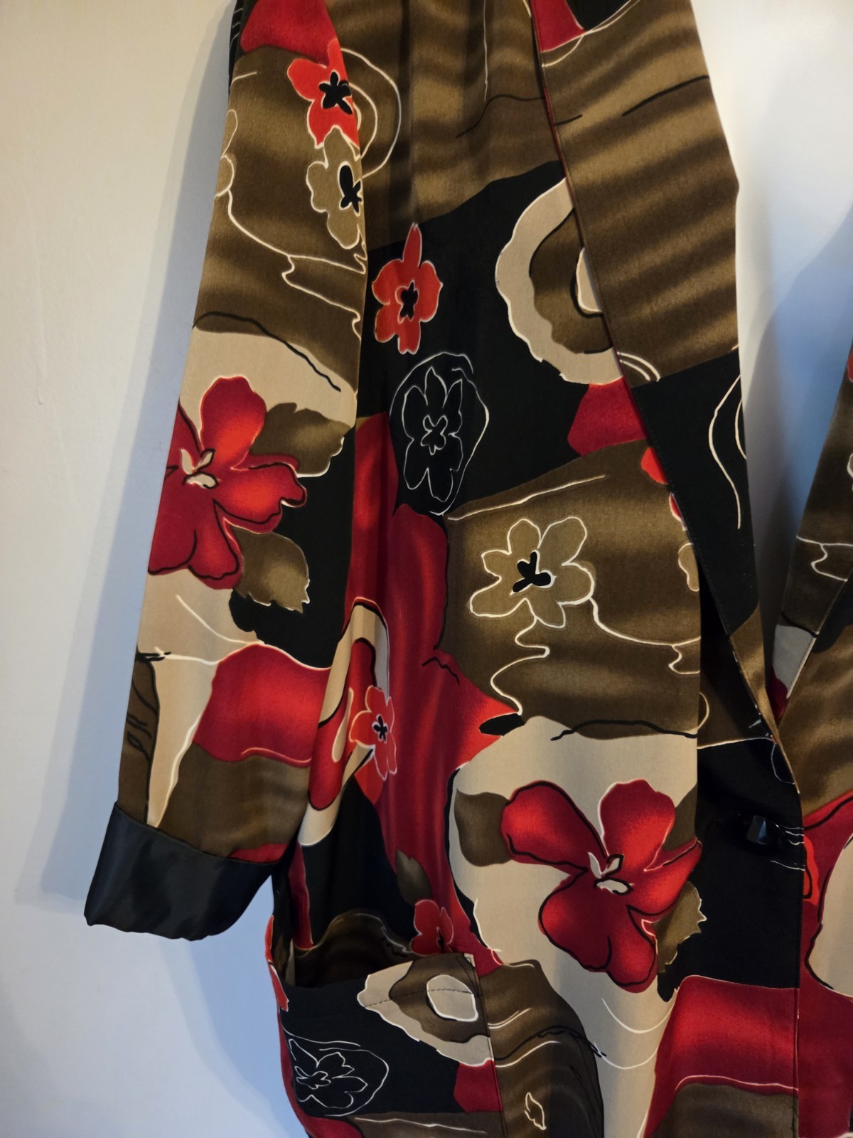 Vintage 80s 90s Modern Woman Loud Print Blazer Jacket Plus 26 28