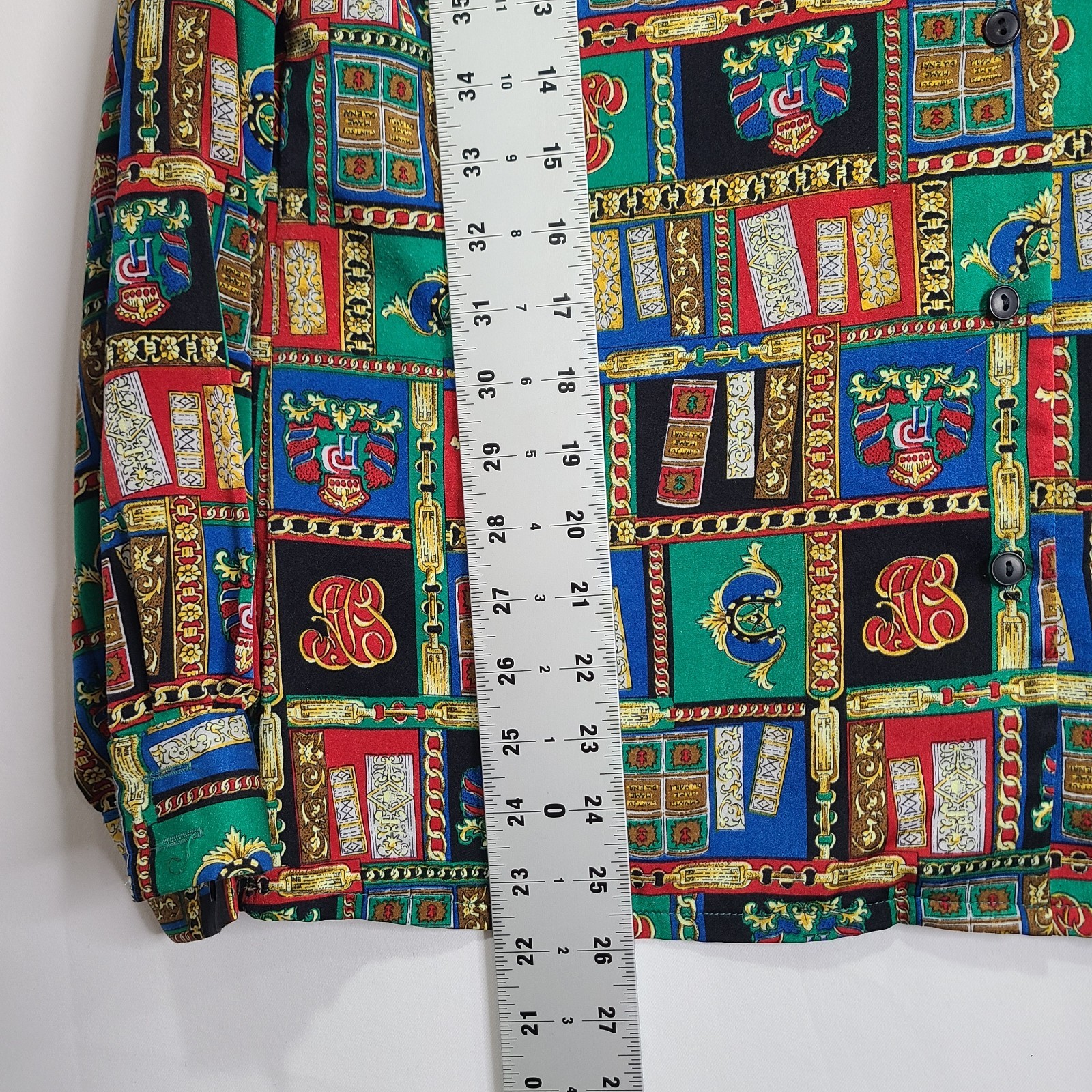 *Unique Vintage Pendleton Cottage Book Library Teacher Blouse Sz10 Lg Novelty