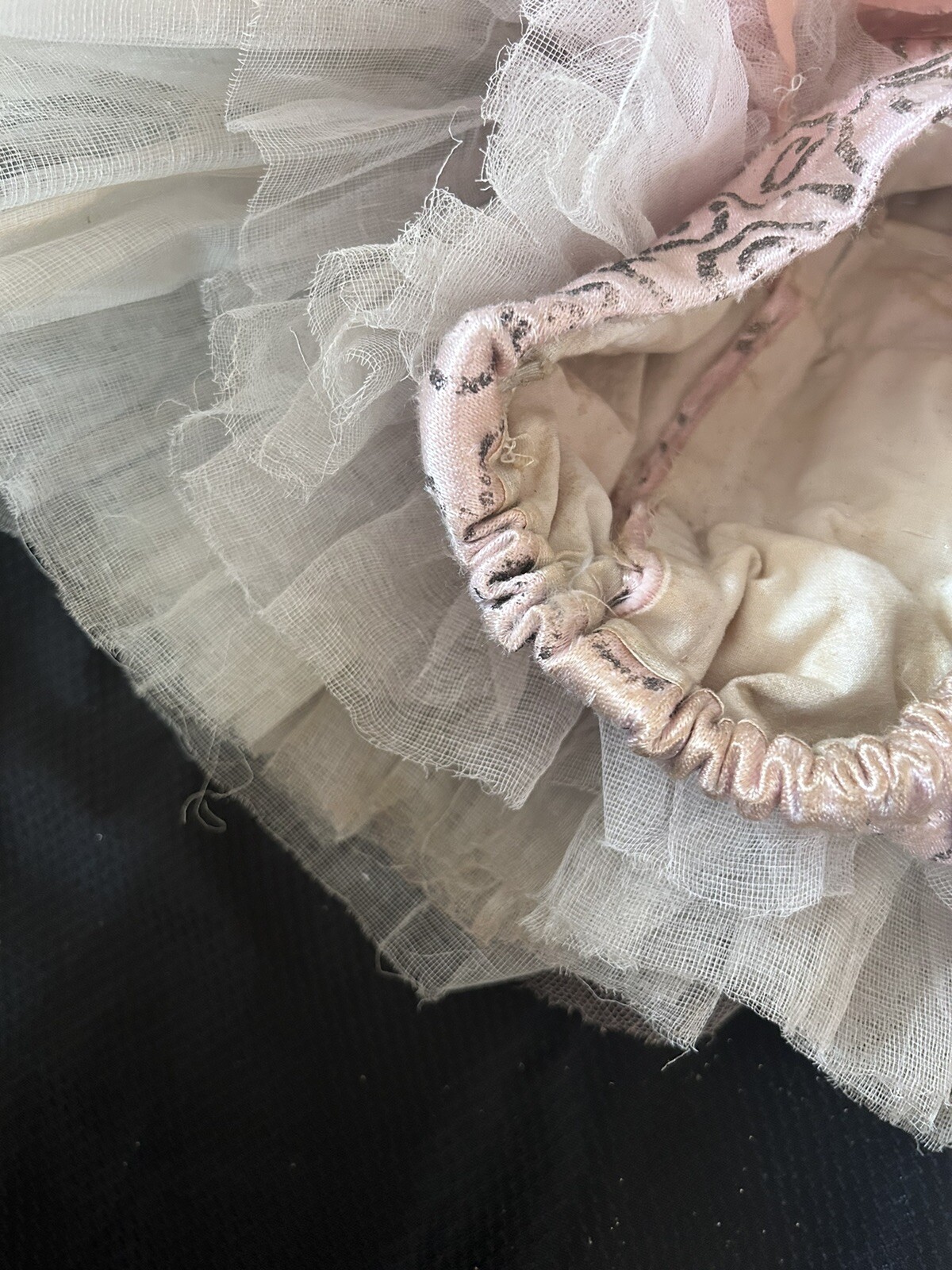 Antique 1930s Ballerina Dance Costume – Pink Floral Tulle