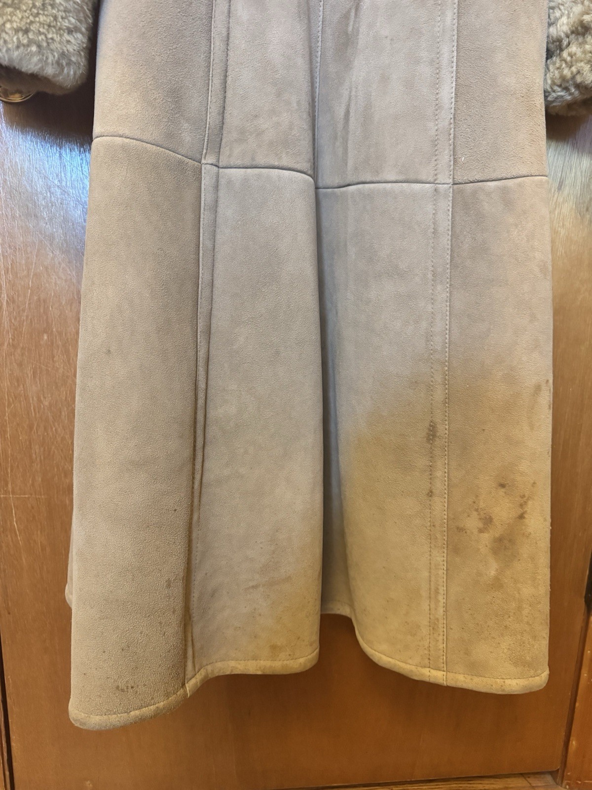REAL VINTAGE Samband Of Iceland Shearling Lamb Penny Lane Full Length Coat