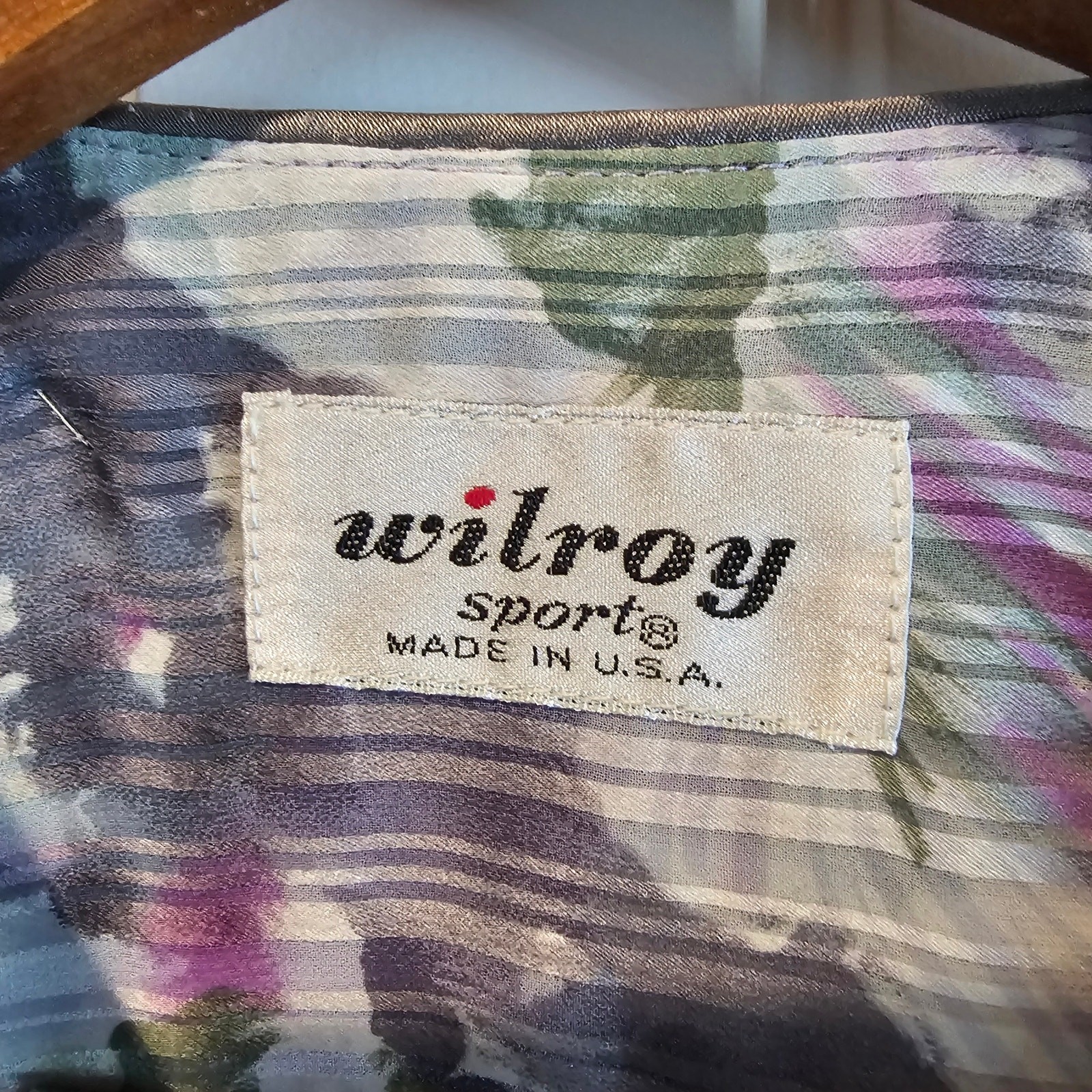 Vintage Wilroy Dress Womens XL Purple Floral 80s Cottage Coquette Glam Prairie