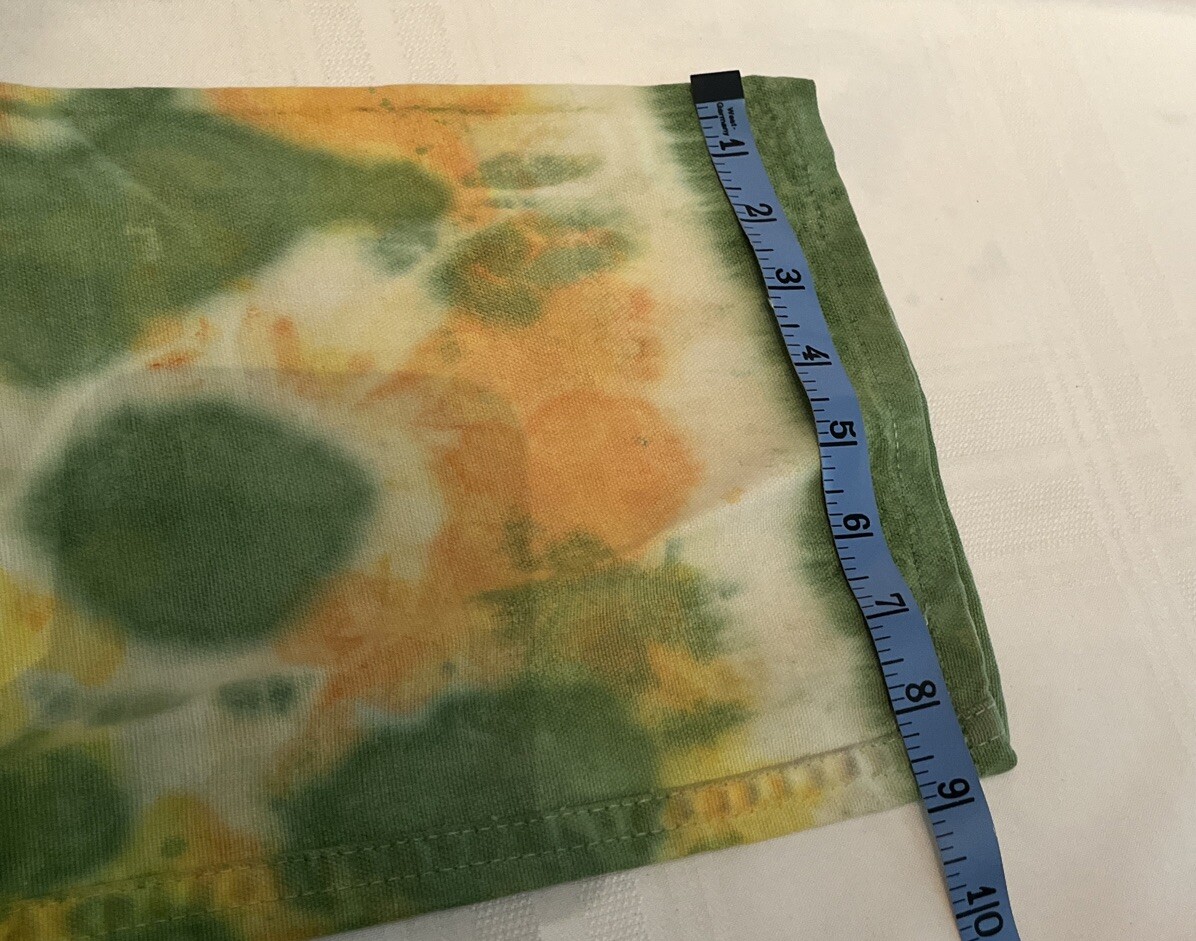 Vintage 1970s Girltown Wide Bottom Women’s Tie-Dye Thin Denim Jeans 28×26 Rare!