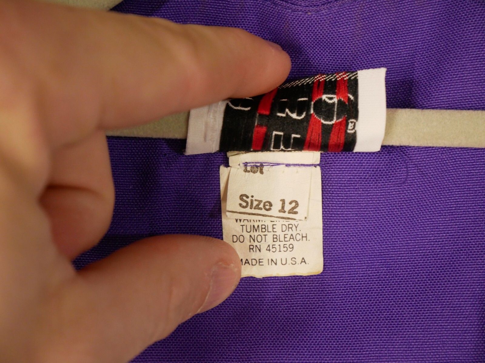 Vintage 80s Purple Blazer Women’s Size 12 Career Removable Dickie