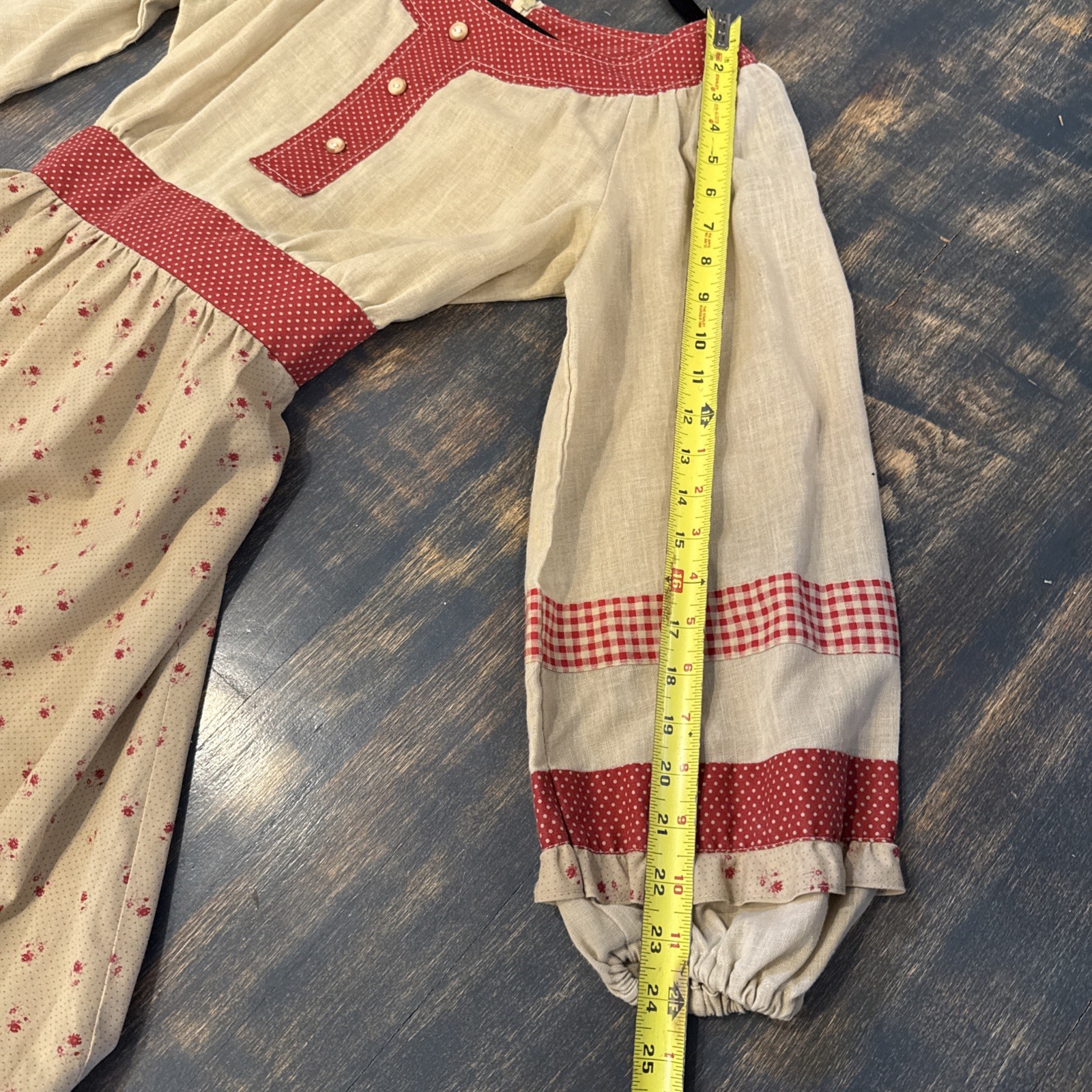 Vintage 1970s Magnolia San Francisco Dress Boho Hippie-Flower Child-Cottagecore
