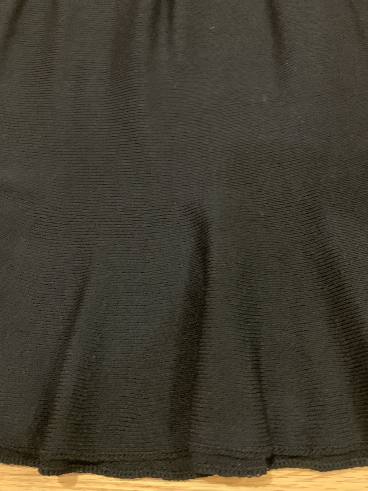 VINTAGE J.S.S. SANTANA KNIT FLAIR BOTTOM ELASTIC WAIST WOOL BLENT SKIRT SZ. 1 X