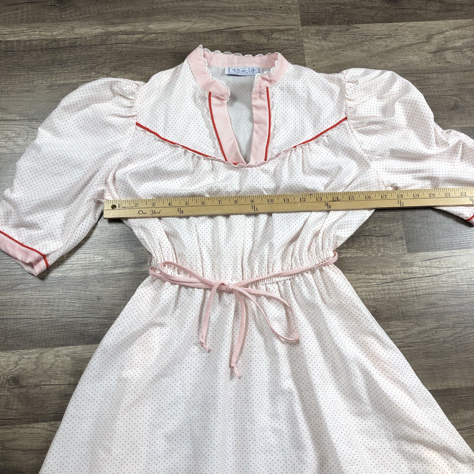 VTG 70s DBA LA California Dress Womens S Western Rockabilly Square Dance Swing