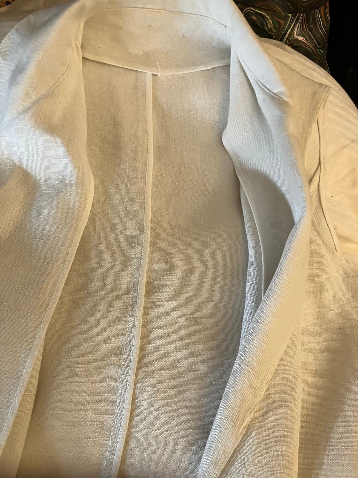 Antique white linen Riding Suit habit Jodhpurs M/L from Main Line estate 1920s