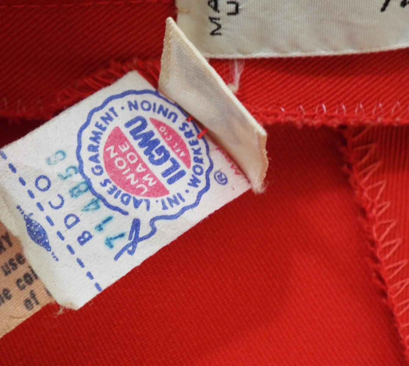 VTG 1970 Yves Saint Laurent Rive Gauche Red Wool Pants YSL Wide Leg Trousers USA