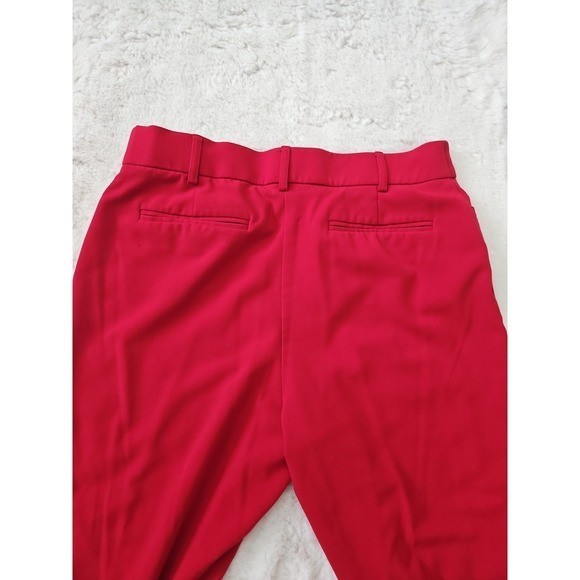 Vintage Style Counterparts Vibrant Red Straight Leg Pants – Size 10
