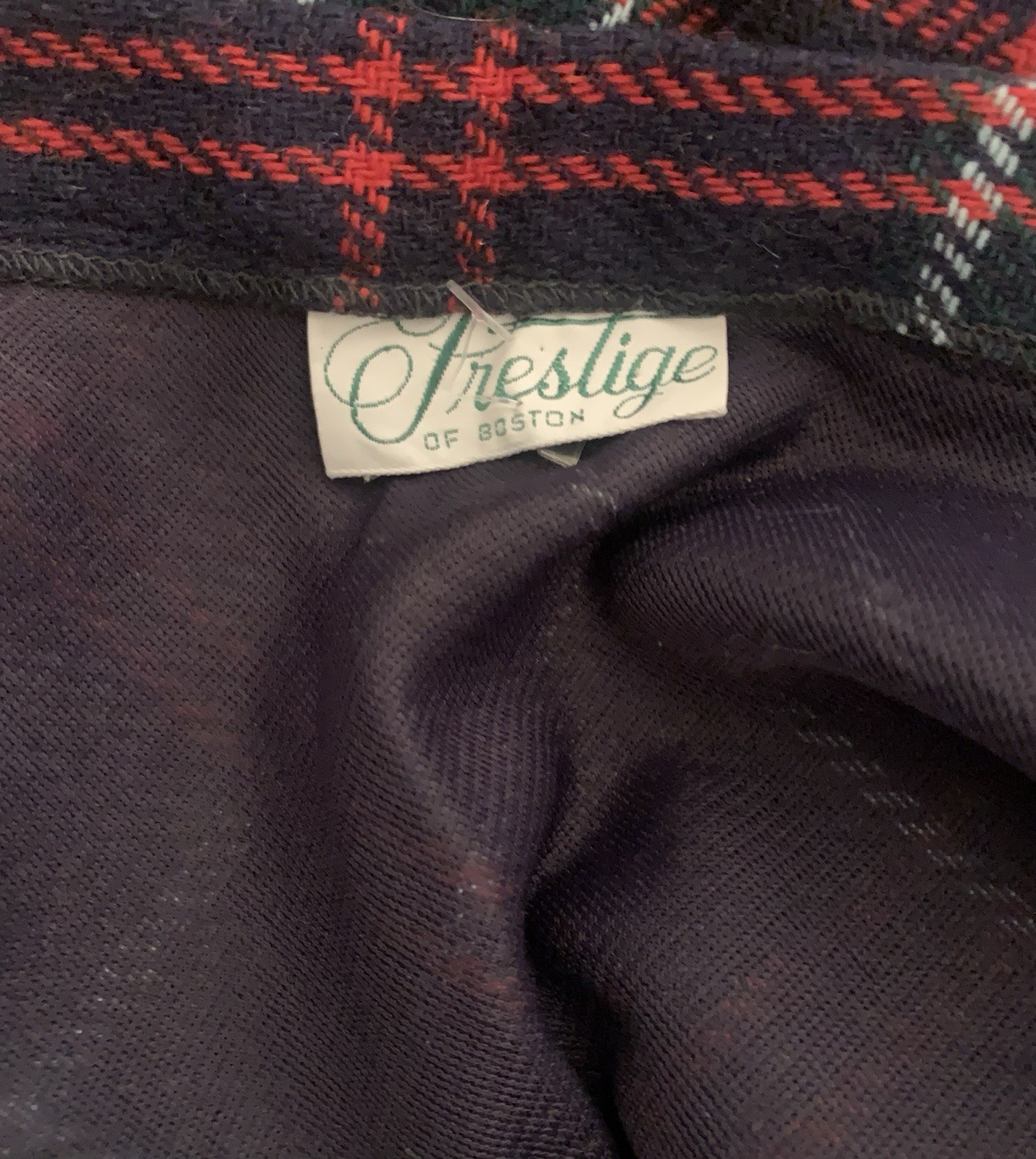 Vintage Plaid Skirt