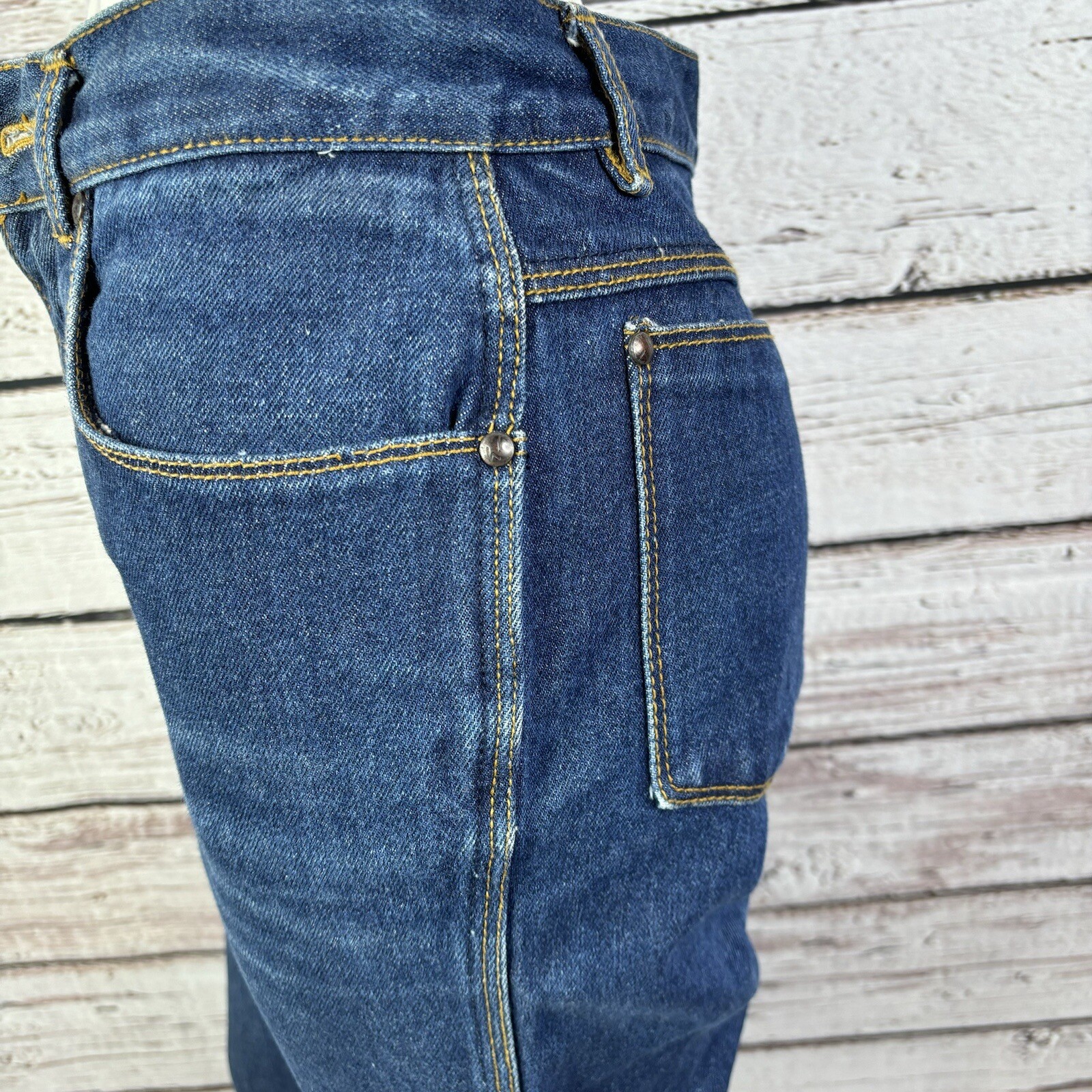 Gloria Vanderbilt For Murjani VINTAGE Staight Leg Jeans 8 Fit Small 25” Waist!!