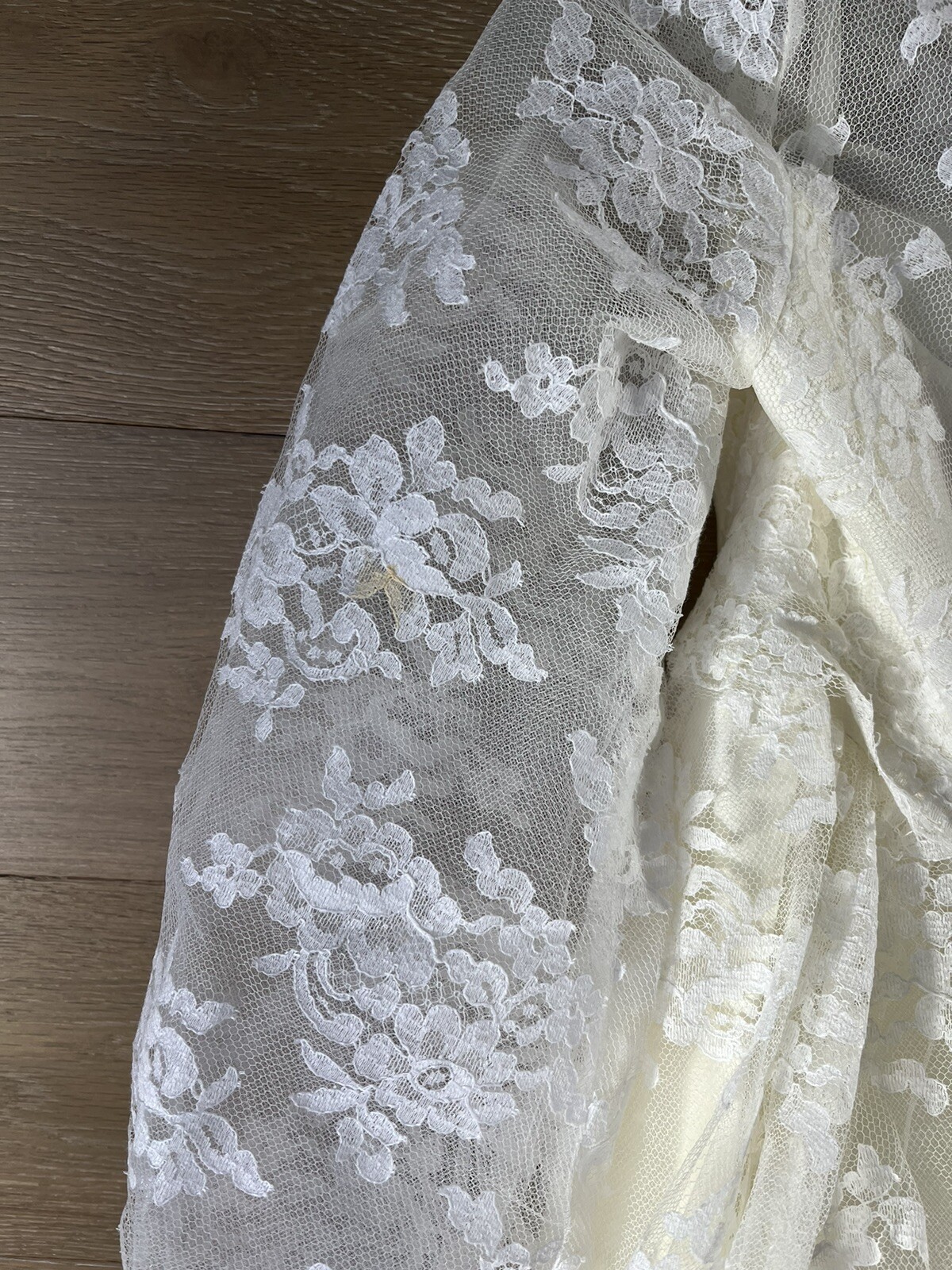 Wedding Dress Alfred Angelo Original by Edythe Vincent Vtg 60s Size 7