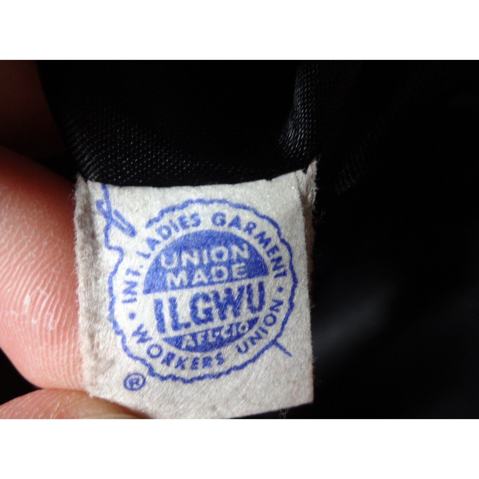 Vintage ILGWU Tweed Coat Women M Brown Fur Trim Belted 60s Retro Dark Academia