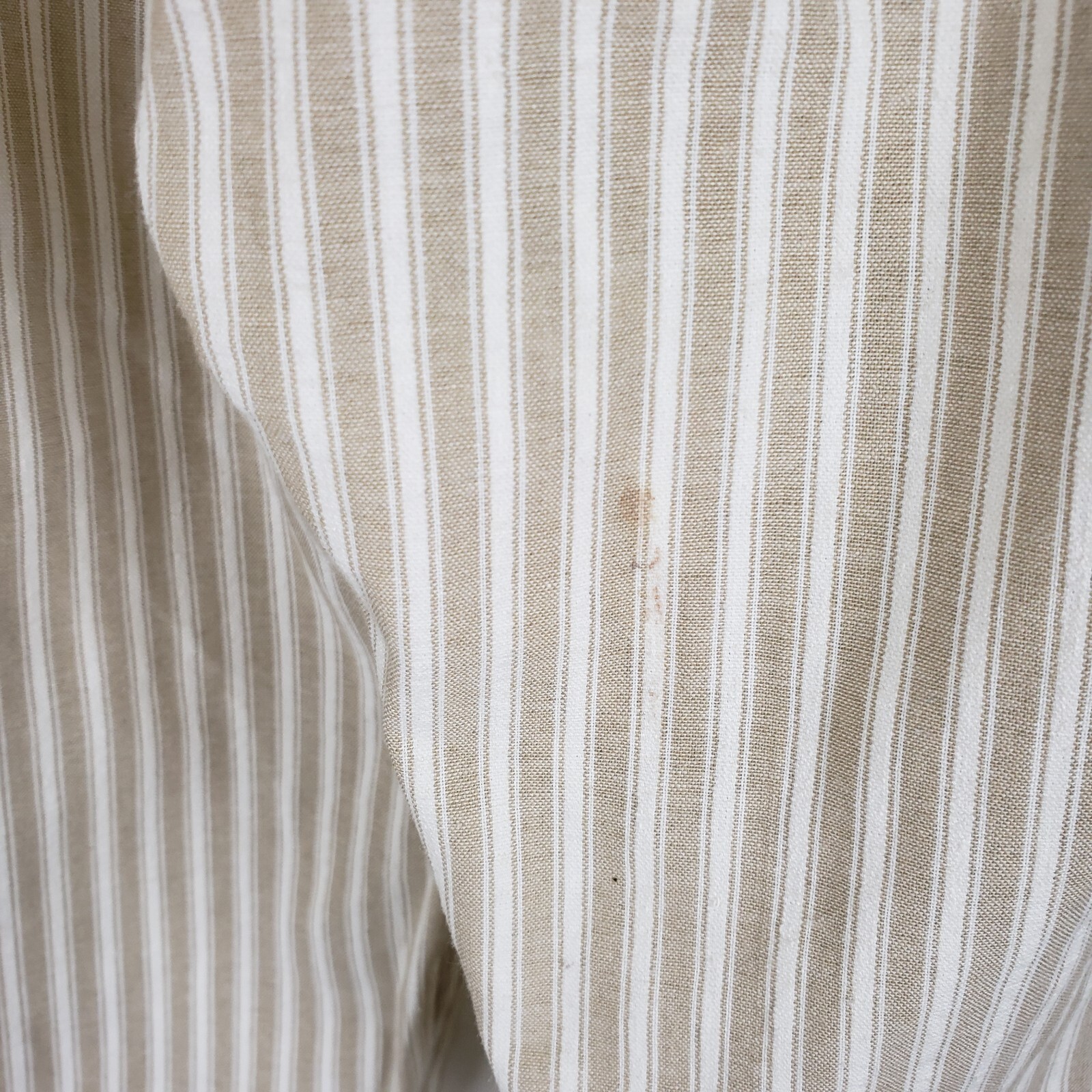Vintage Andrew McMullan Seersucker Striped Pull On Capri Slacks Pants Womens 14P