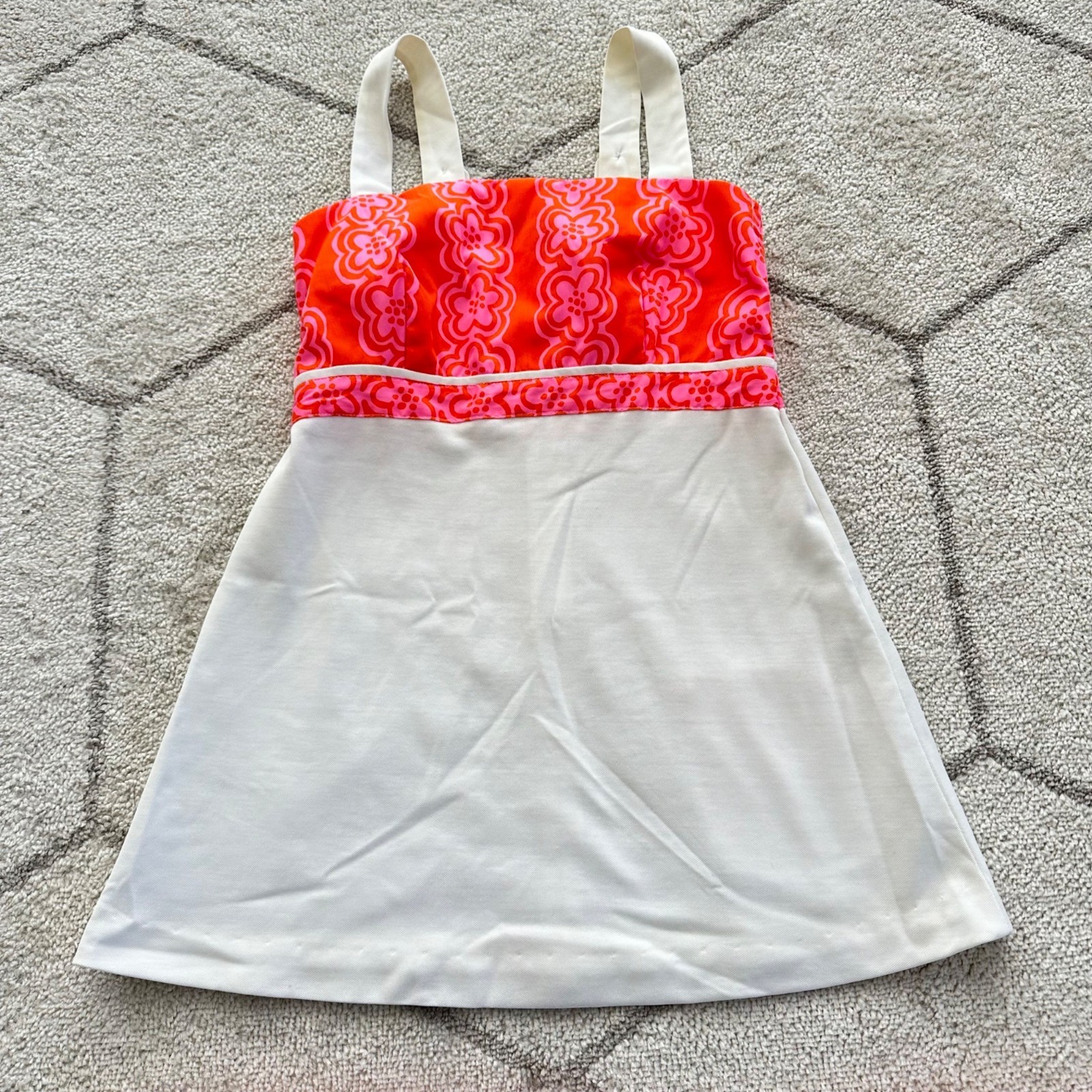 Vintage 60s Handmade Tennis Dress – Preppy Sundress Style, Tenniscore Chic
