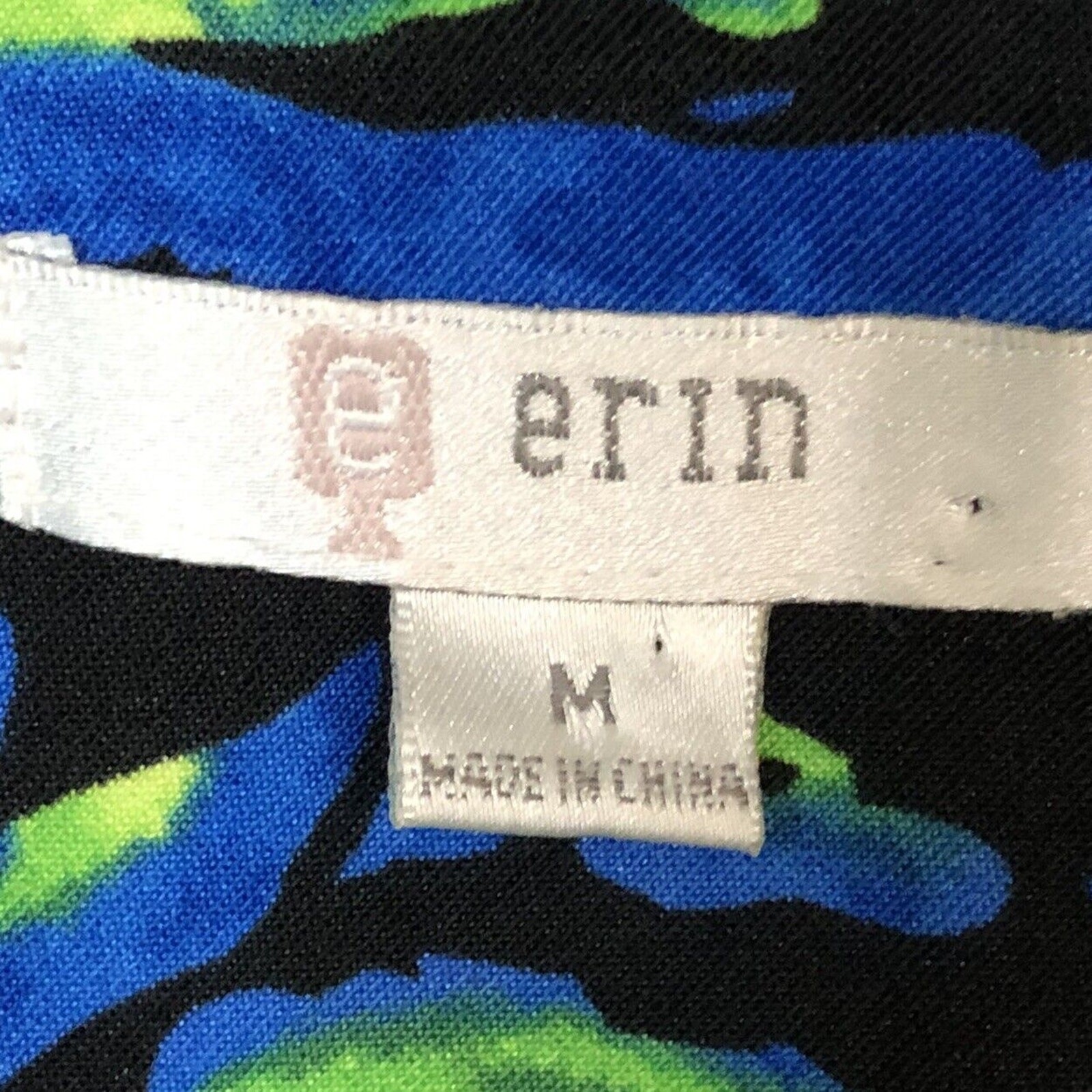 ERIN LONDON Blazer Womens M Y2K VTG Colorful 3 Button Lined Designer Jacket