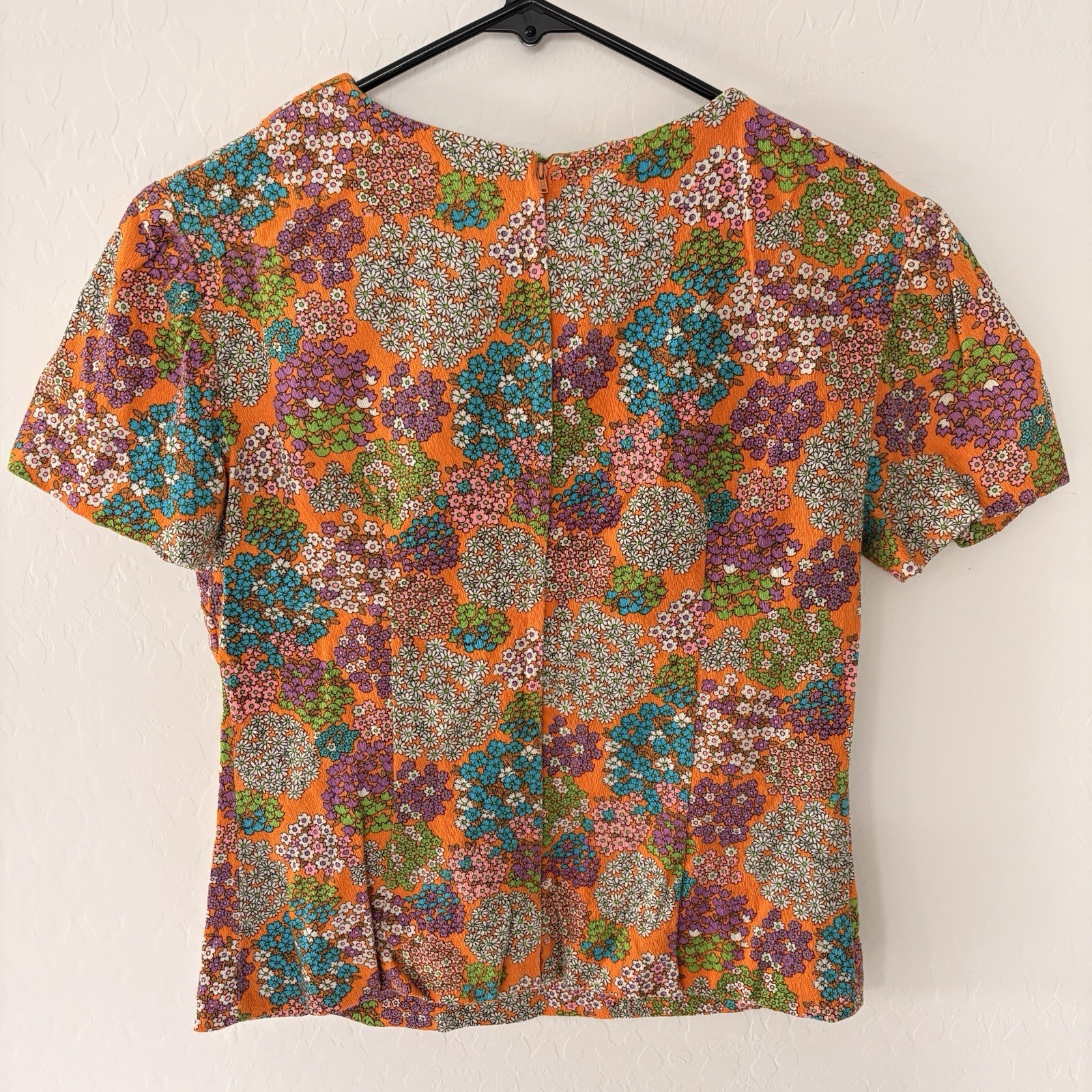Vintage Handmade Flower Power Top