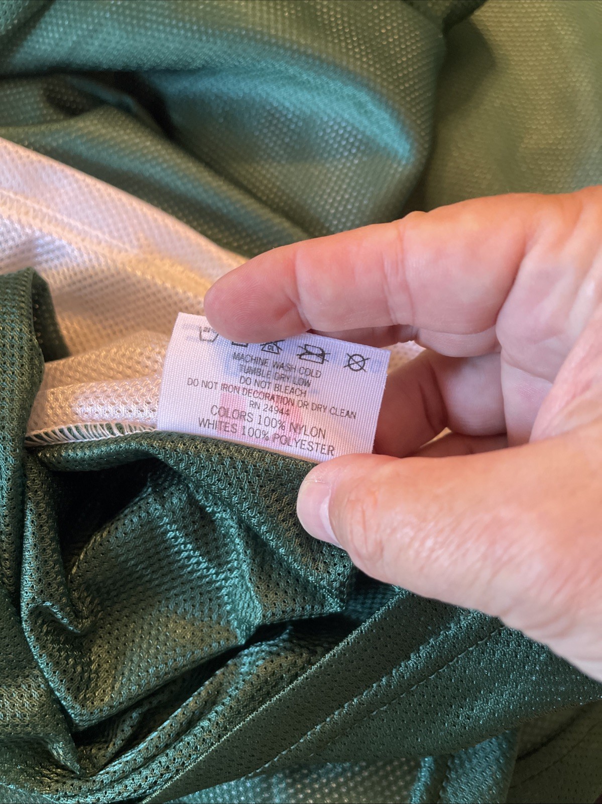(9) Vtg 90s NOS Dodger Green/White Mesh Reversible Practice Jerseys Womens L/XL