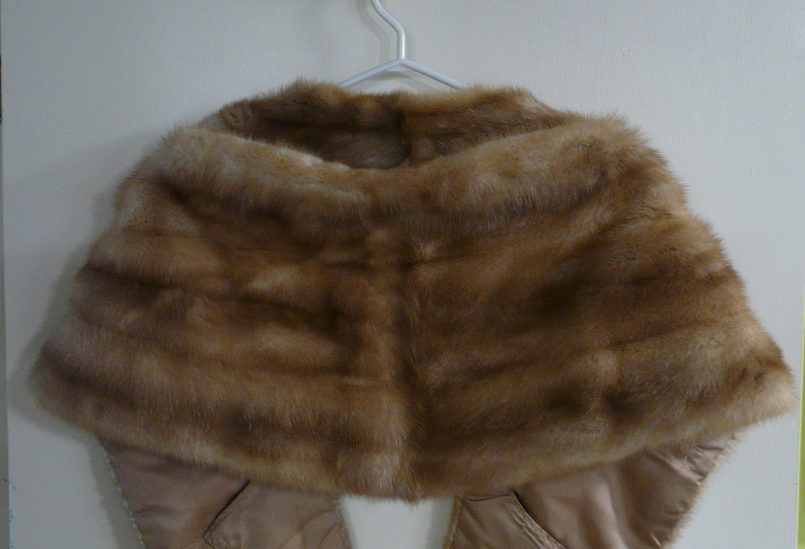 Vintage Real Mink fur stole 1960s Eatons Fur Salon Canadian Mink
