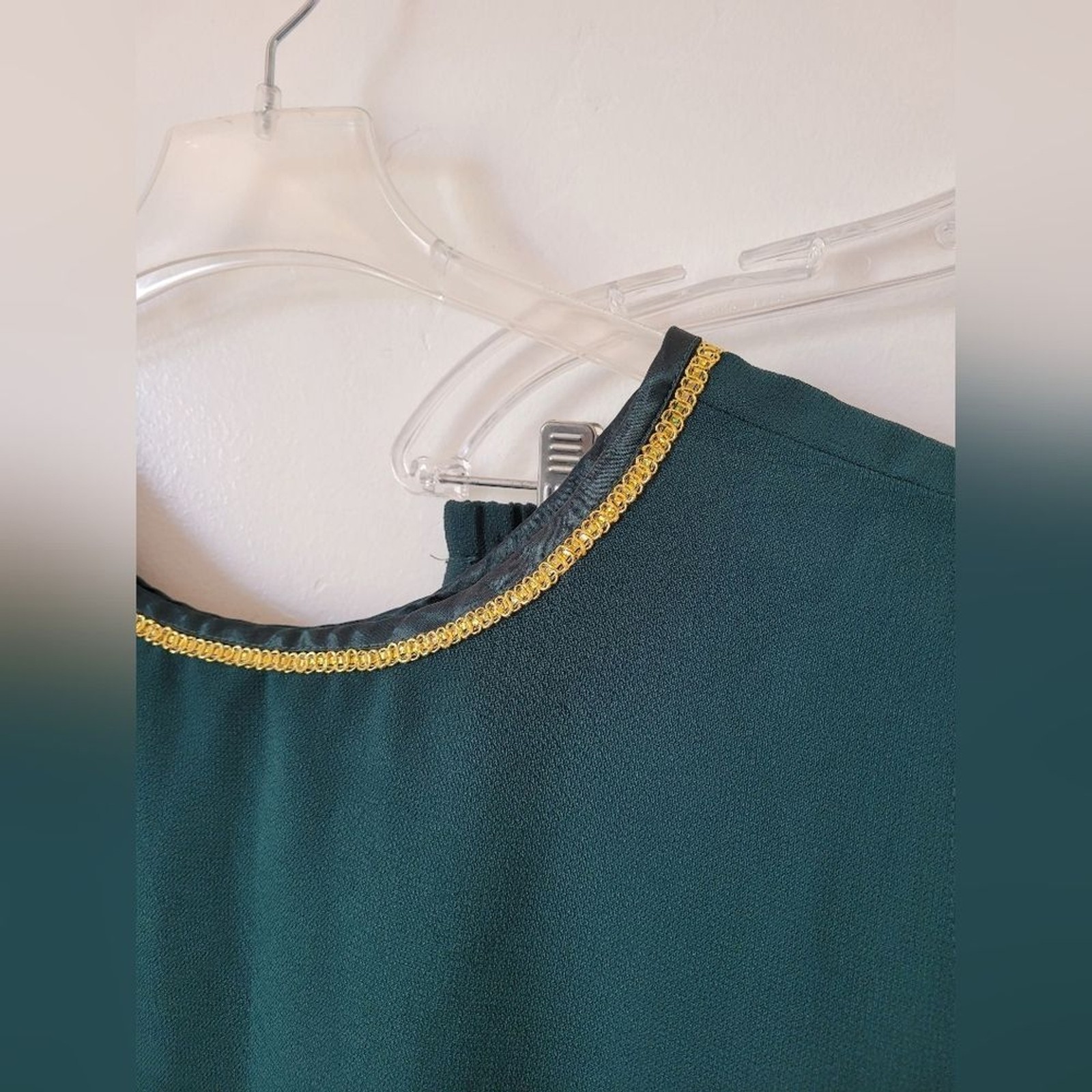 Vintage F.A.D. Emerald Green 2 Piece Skirt Set Retro Grandma Pleat Plus Size 2X