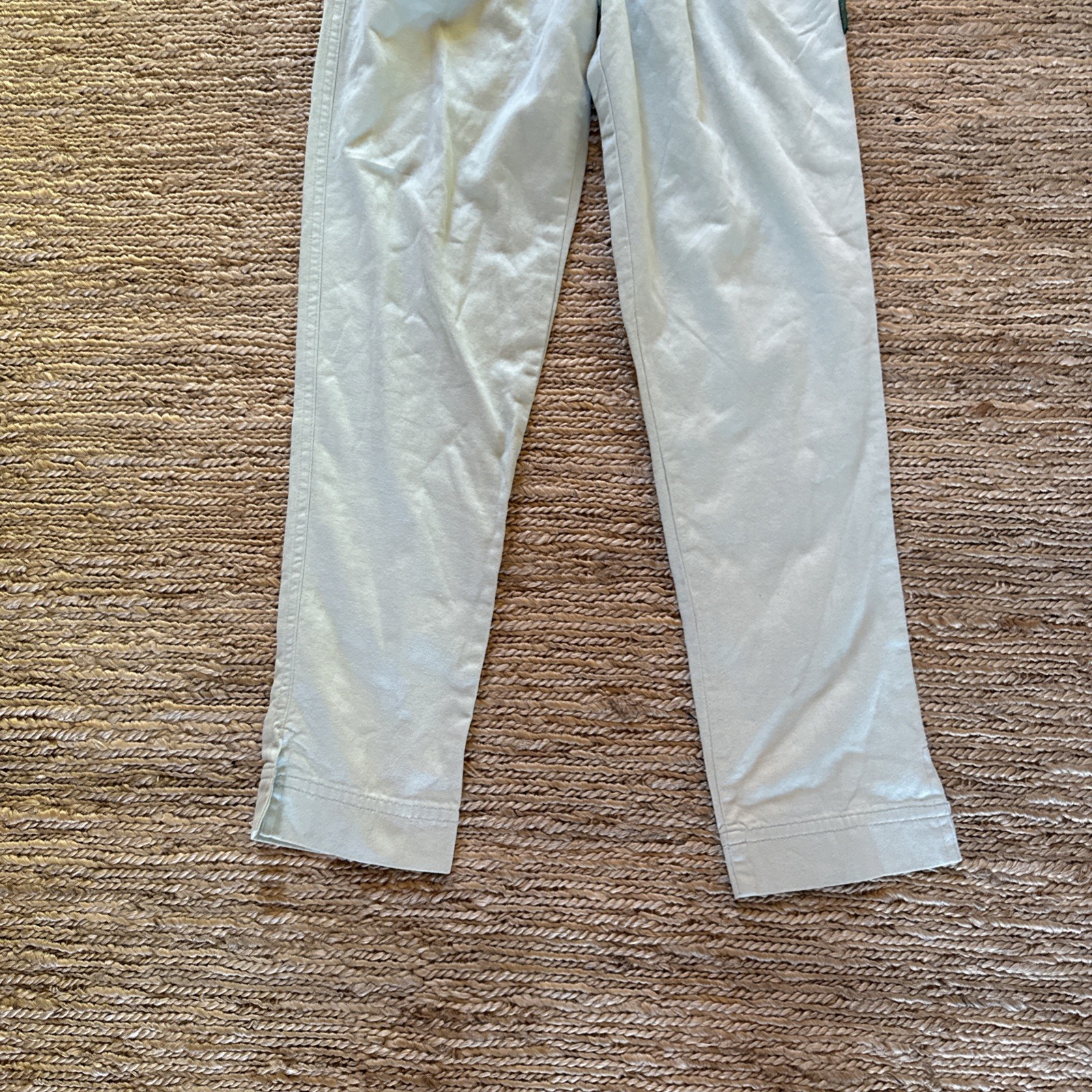 NWT vintage GENE Ewing BIS BIS mint green cotton elastic waist pant size P