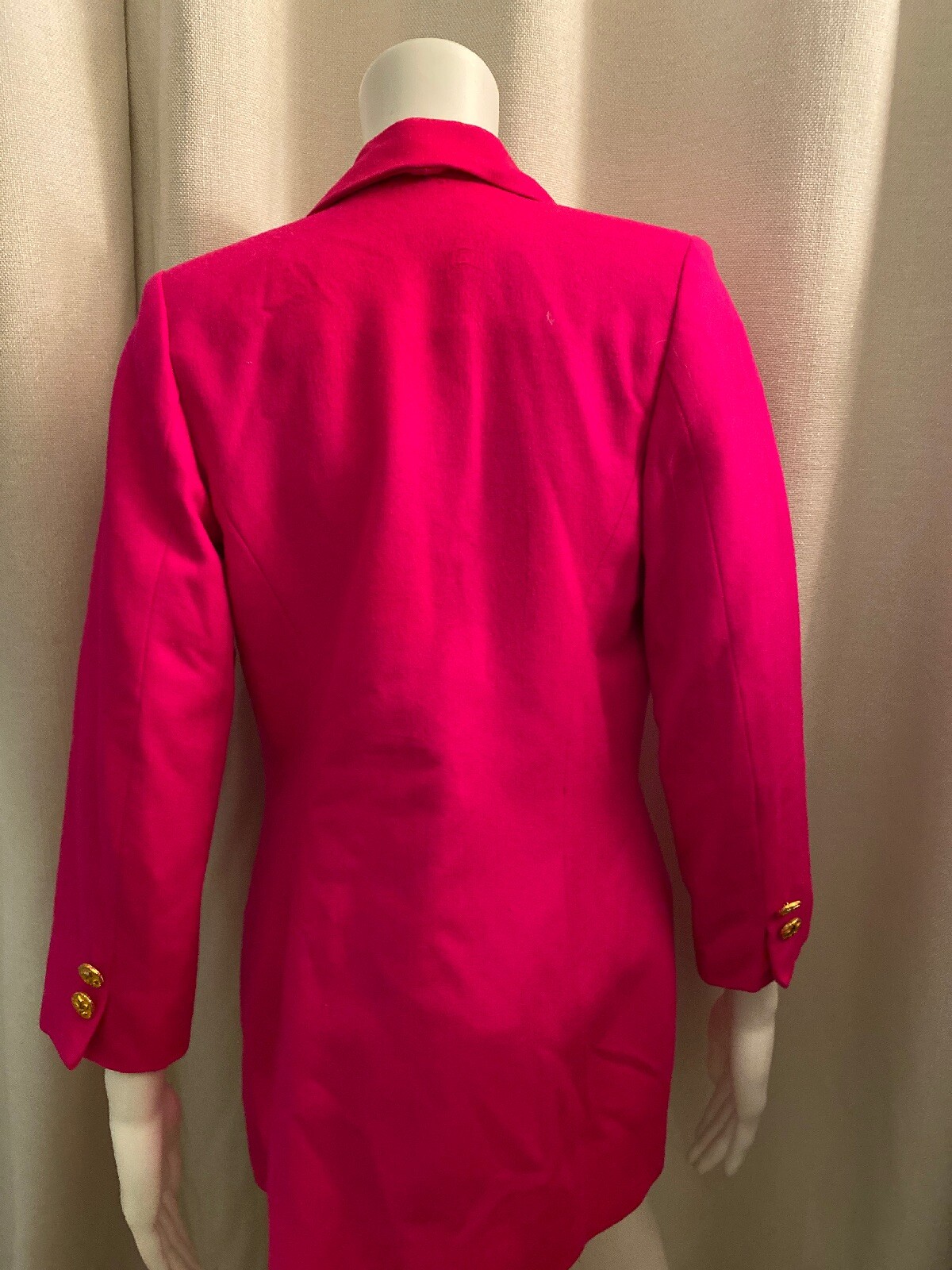 PATRICK KELLY VINTAGE 1980s DESIGNER Blazer Hot Pink