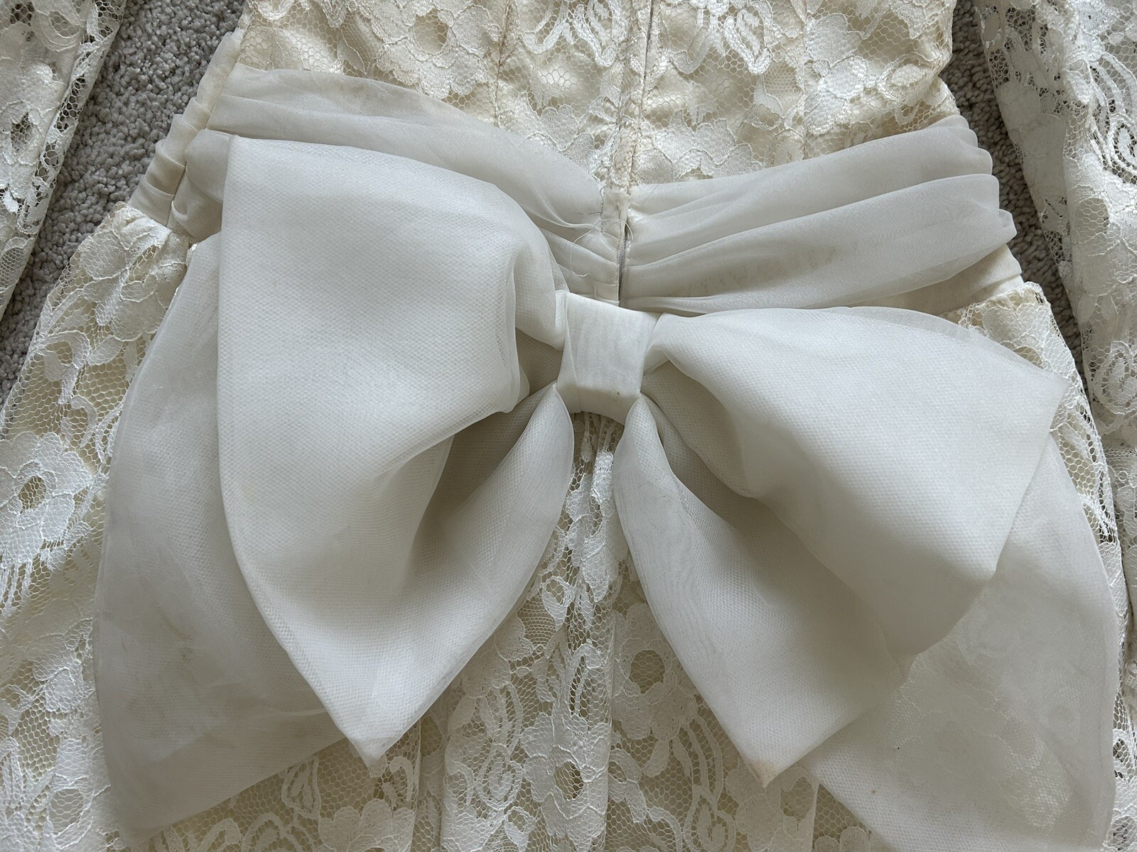 Vtg 70’s Victorian Lace Dress