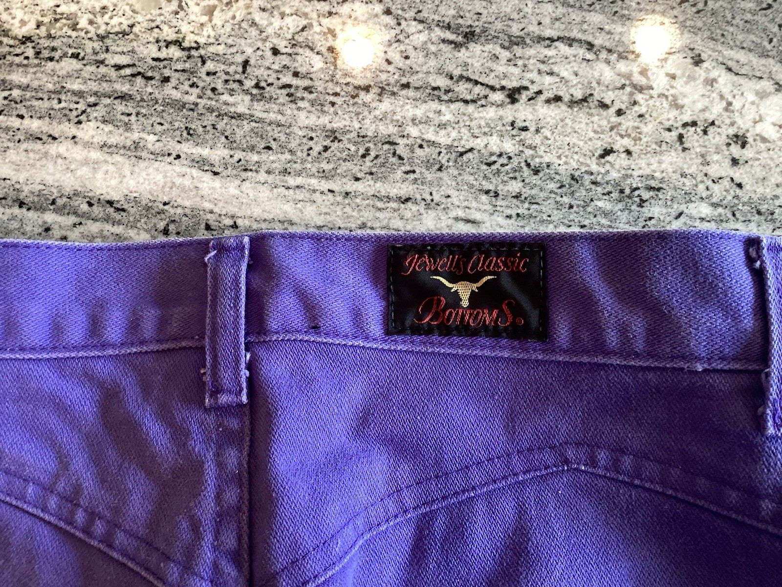 VGT Jewell’s Classic Bottoms Women’s 11 29 X 32 Purple Western Jeans