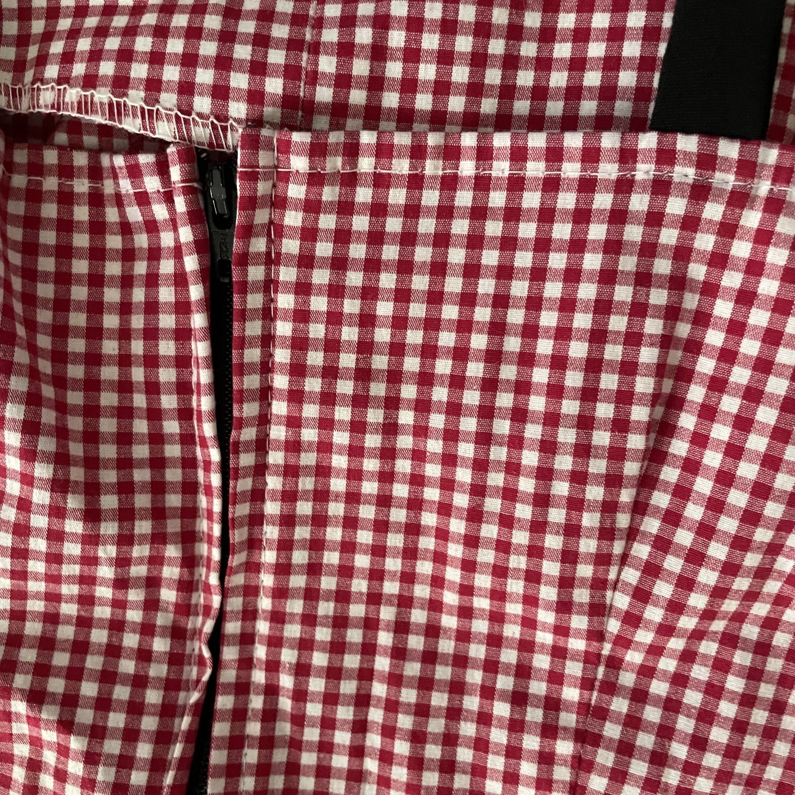 Rocksteady Gingham Cherry Swing Rockabilly Y2K Vintage Pinup Dress Size XS USA