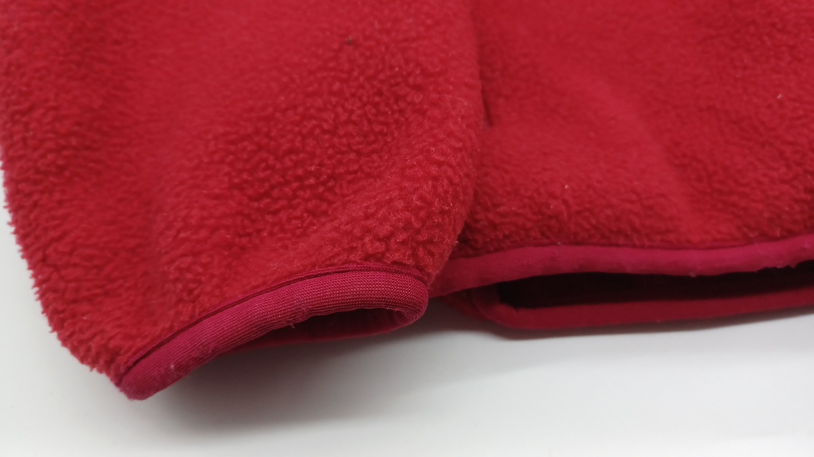 Vintage U.S.A. Rare Red Patagonia Full Zip Fleece Jacket Pepsi Logo Pce. D2341S