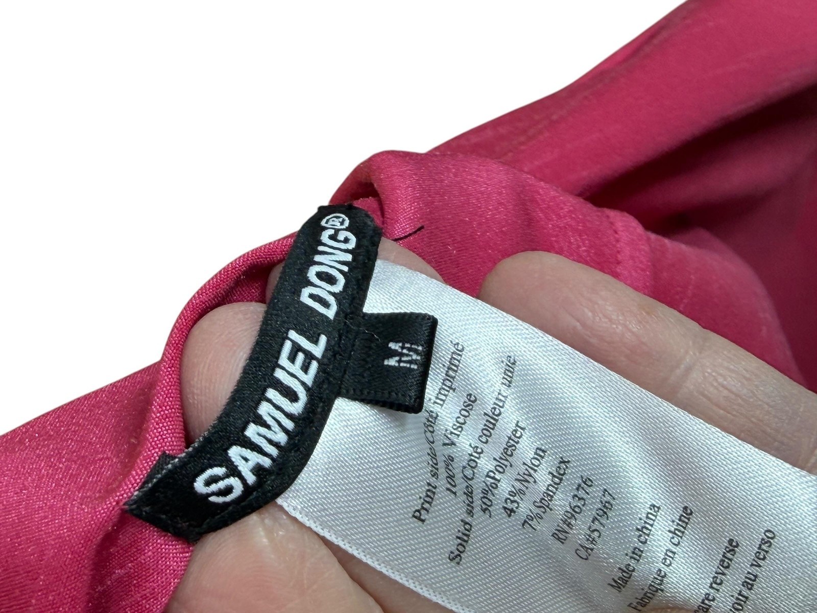 Y2K reversible trench coat raincoat by Samuel Dong Size M