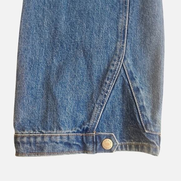 Denim Forum By Aritzia 90s Millie High Rise Cargo Wide Leg Jeans, Size 24