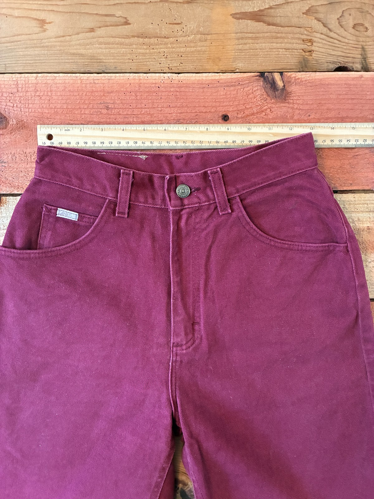 Vintage Lee Oxblood Balloon Shorts USA Made Union Made 90s Y2K Baggy 27