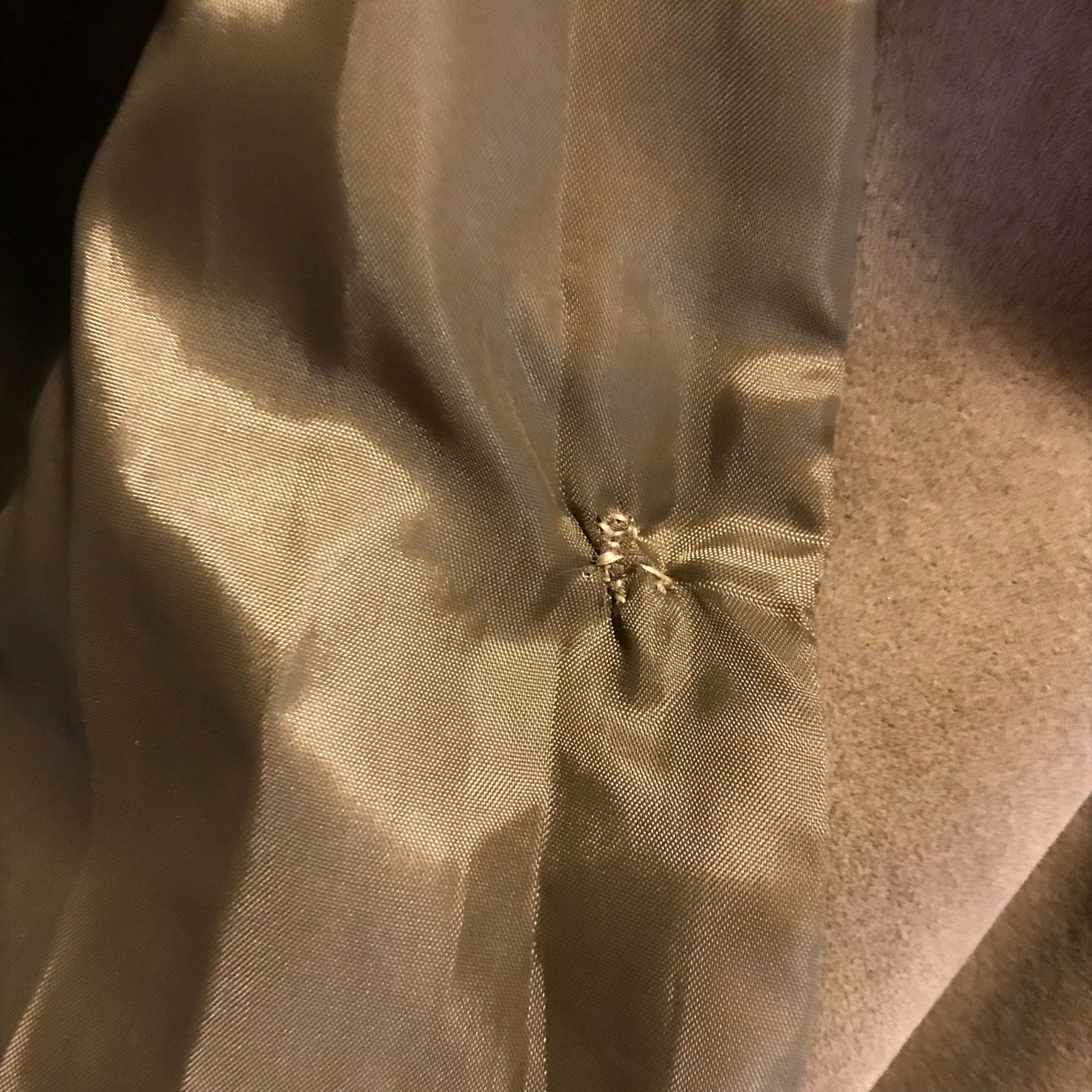 Vintage Count Romi LTD Ultra Suede Womans Double Breasted Trench Coat Sz 8 Brown