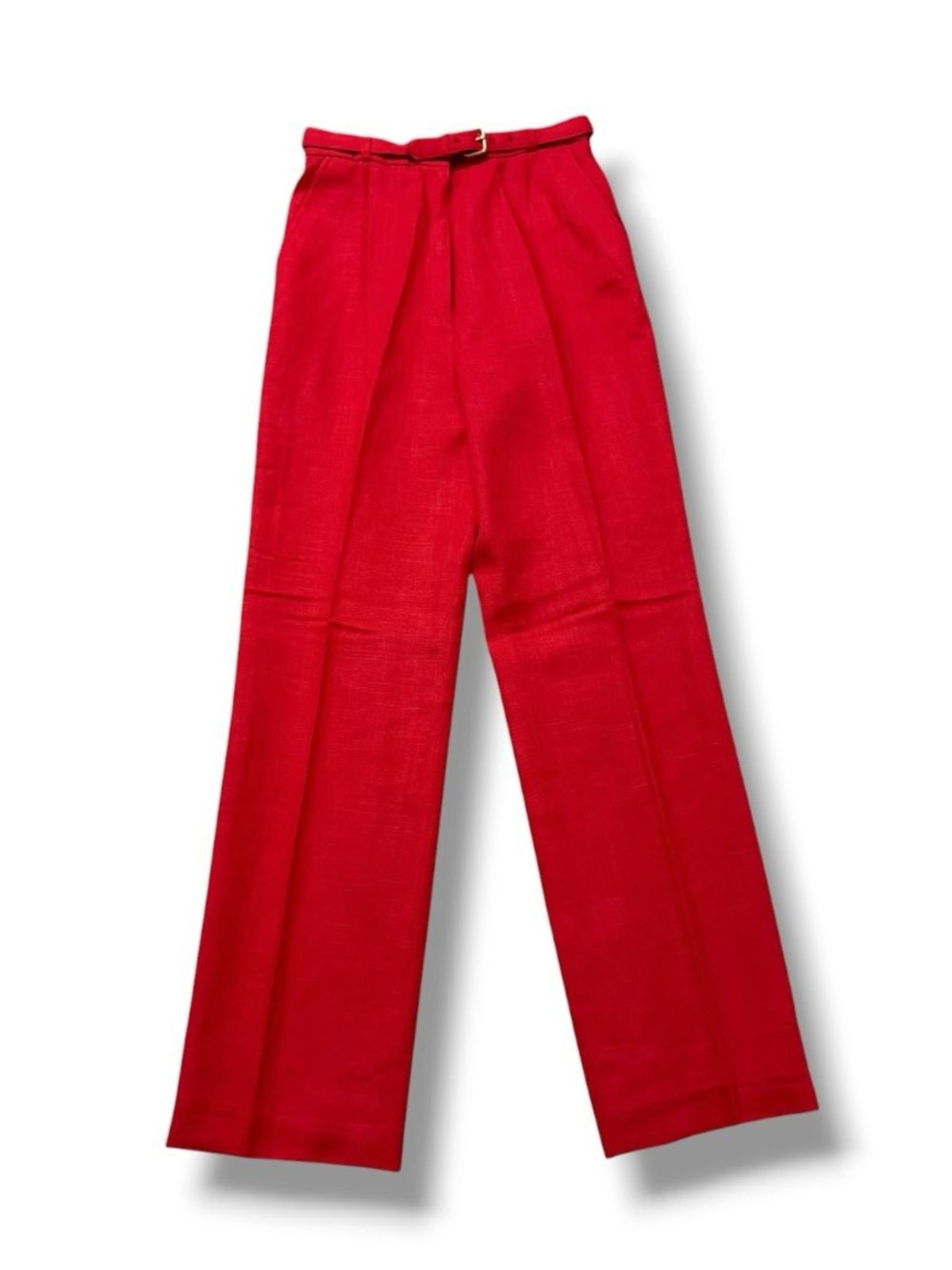 Vintage Country Suburbans Union Made Red High Rise Straight Leg Pants Size 8 USA