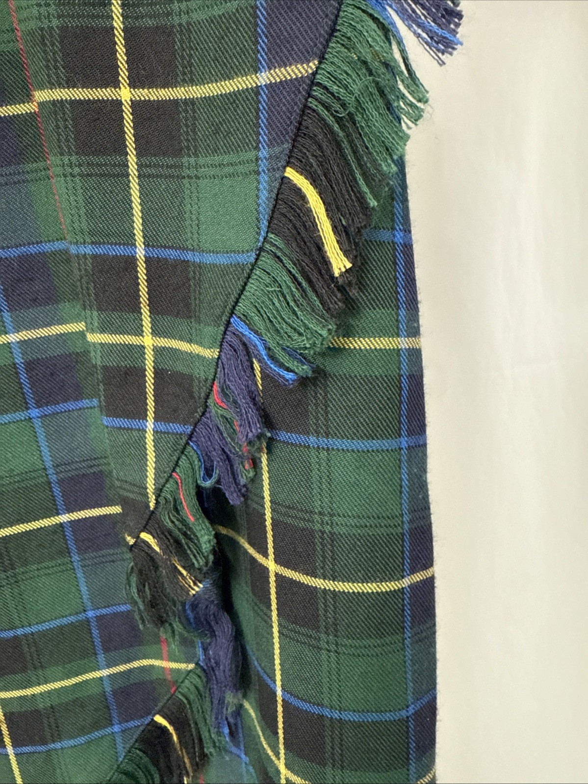 Vintage MHM Melissa Harper Dress 90’s Plaid Modest Scottish Pin Size 8
