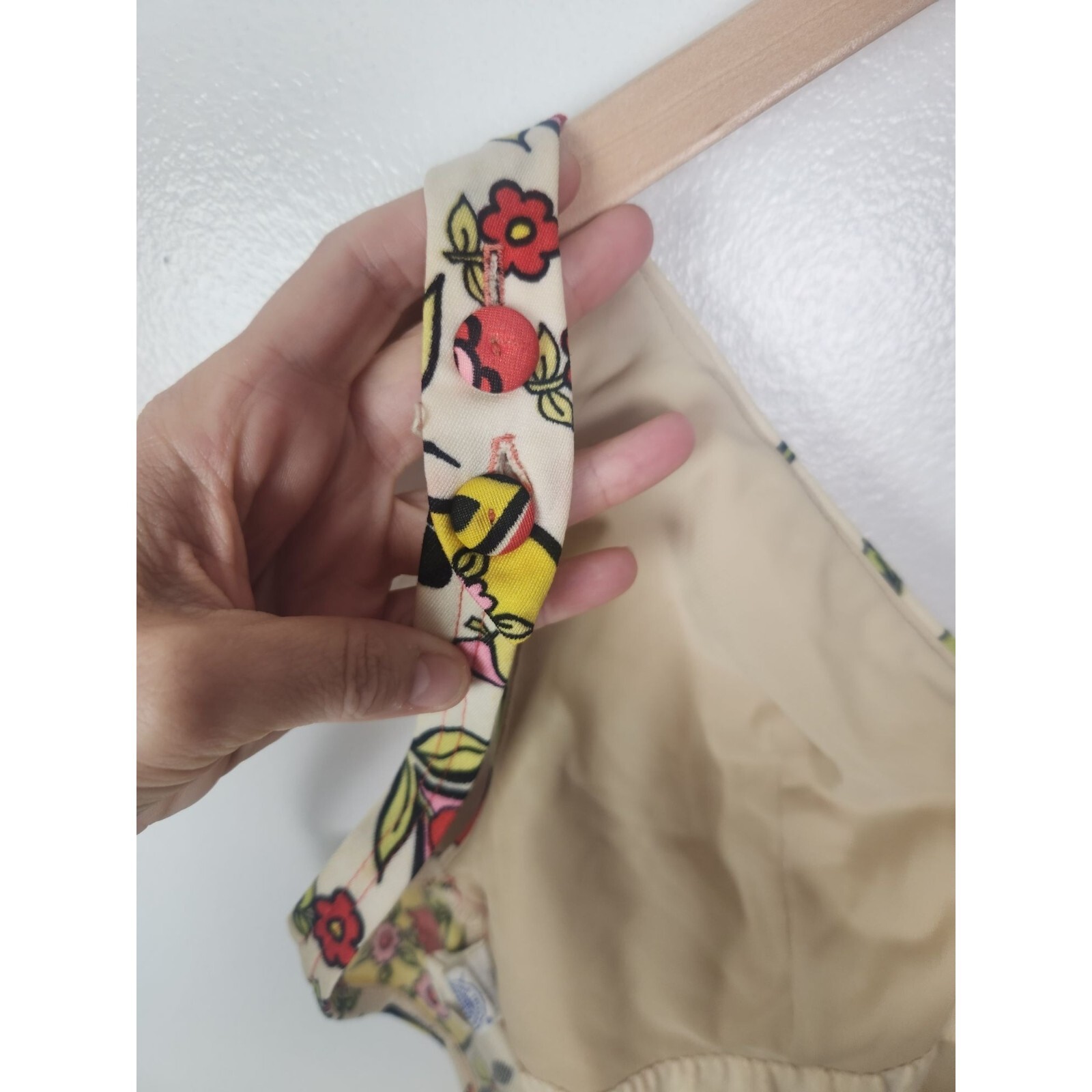 Vtg. 60’s Women’s Sz. S Rose Marie Reid Floral Retro One Piece Swimsuit