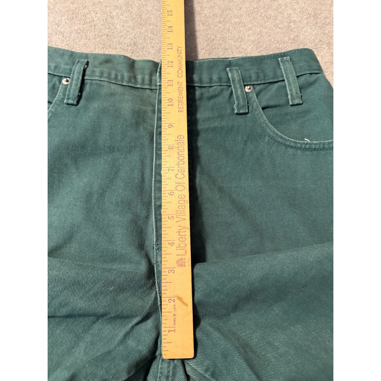 Vintage Sasson High Waisted Button Fly Green Mom Jeans 80s 90s Y2K Women’s 14