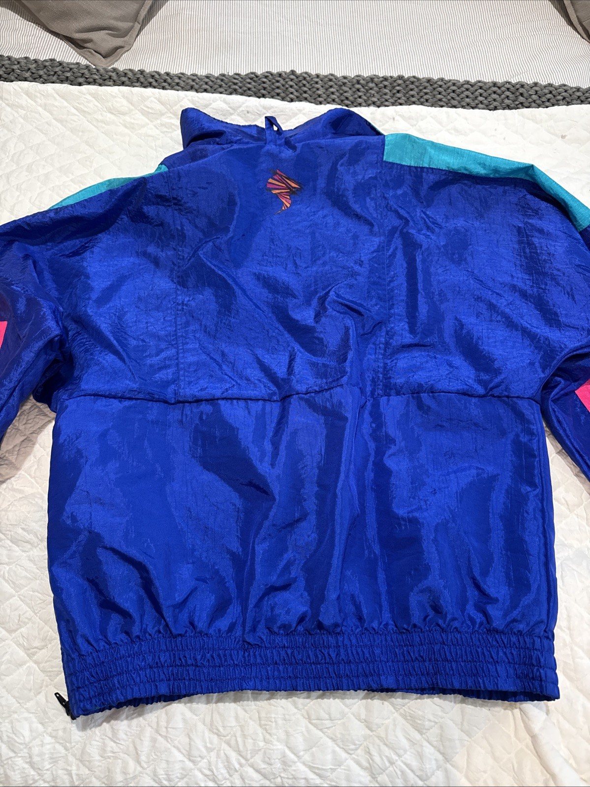VTG Colorblock Windbreaker Pullover Medium SUNBUSTER Jacket Nylon Retro 1980s