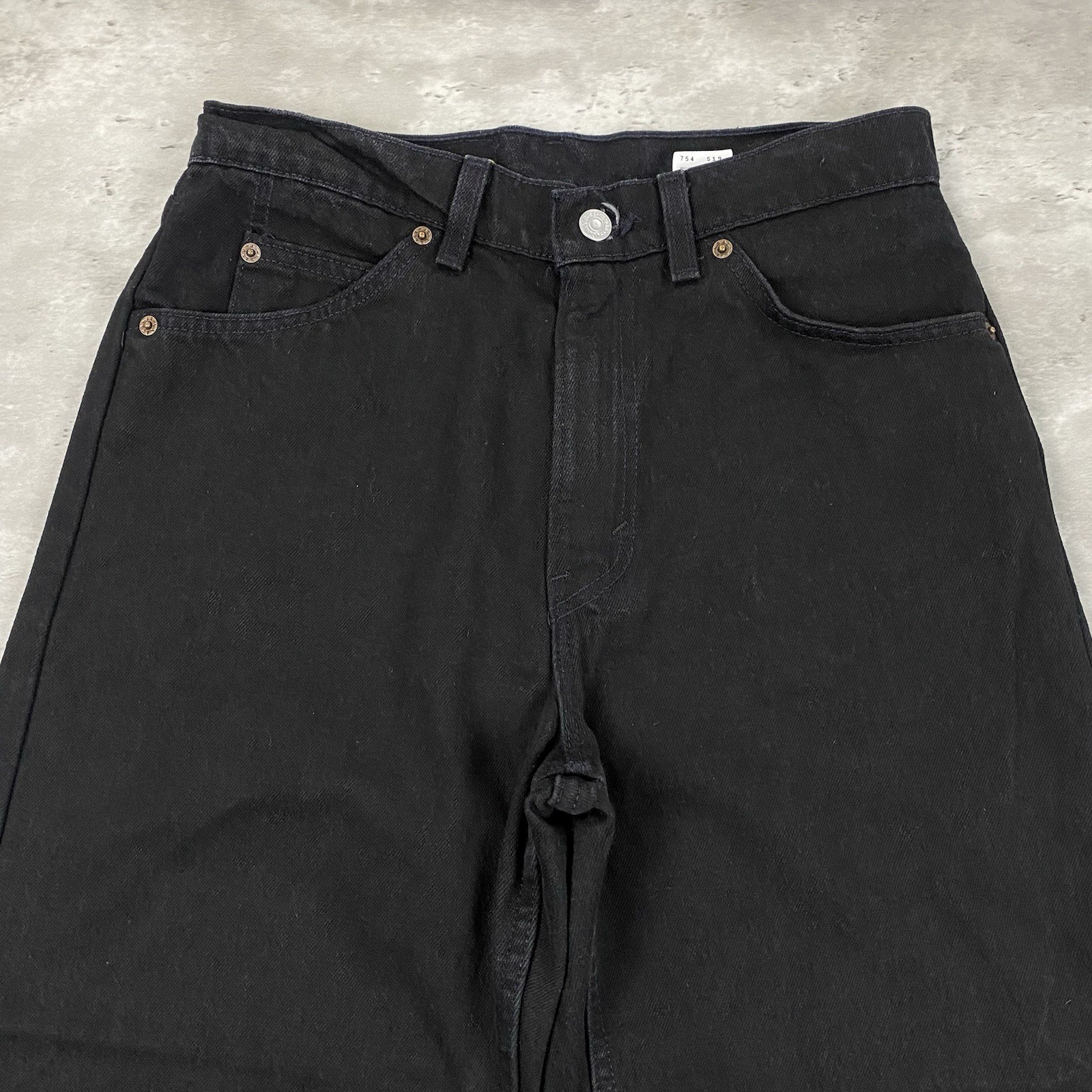 vintage Levis 960 black Loose Fit Straight Leg jeans denim Womens 8 Reg S 90s