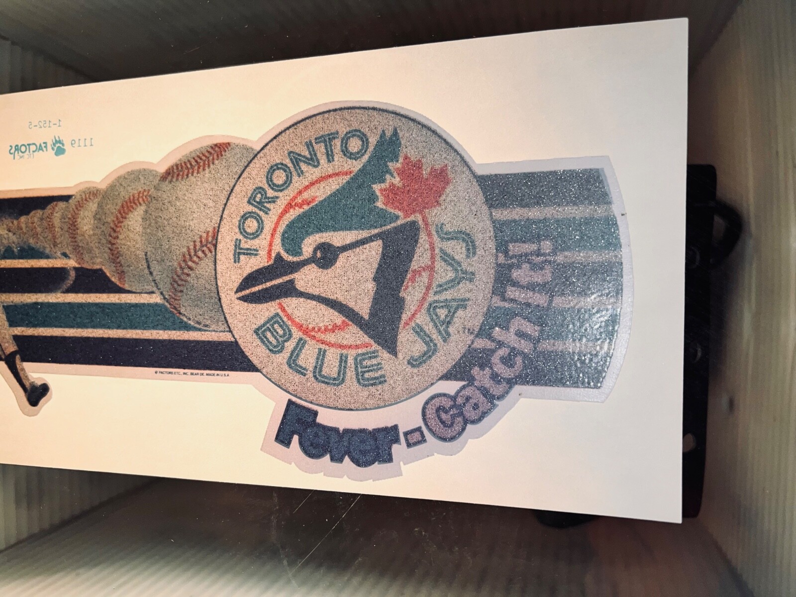 vTg Toronto Blue Jays CA Baseball MLB 80’s CATCH THE FEVER LOGO T-Shirt Iron On