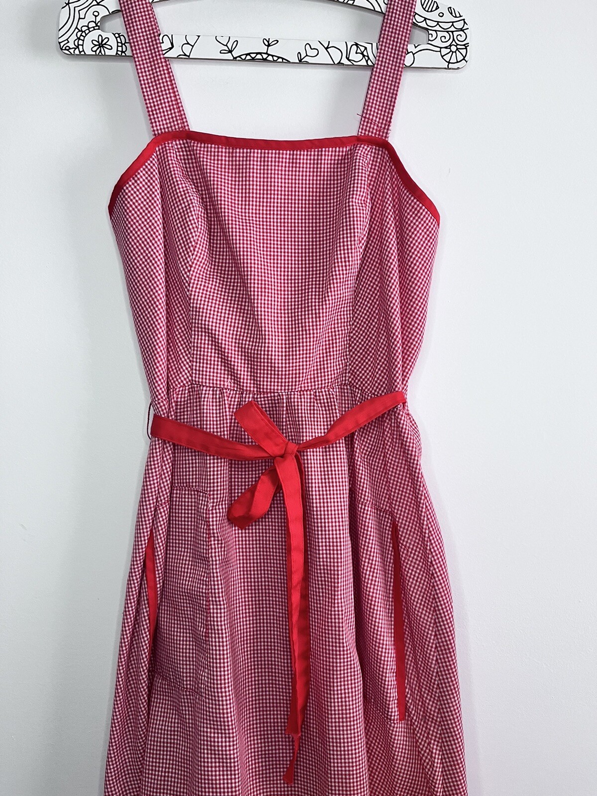 Vtg 70’s JT Dress Co. By Jody Floral Tropical Back Wrap Sundress Belted Size 6