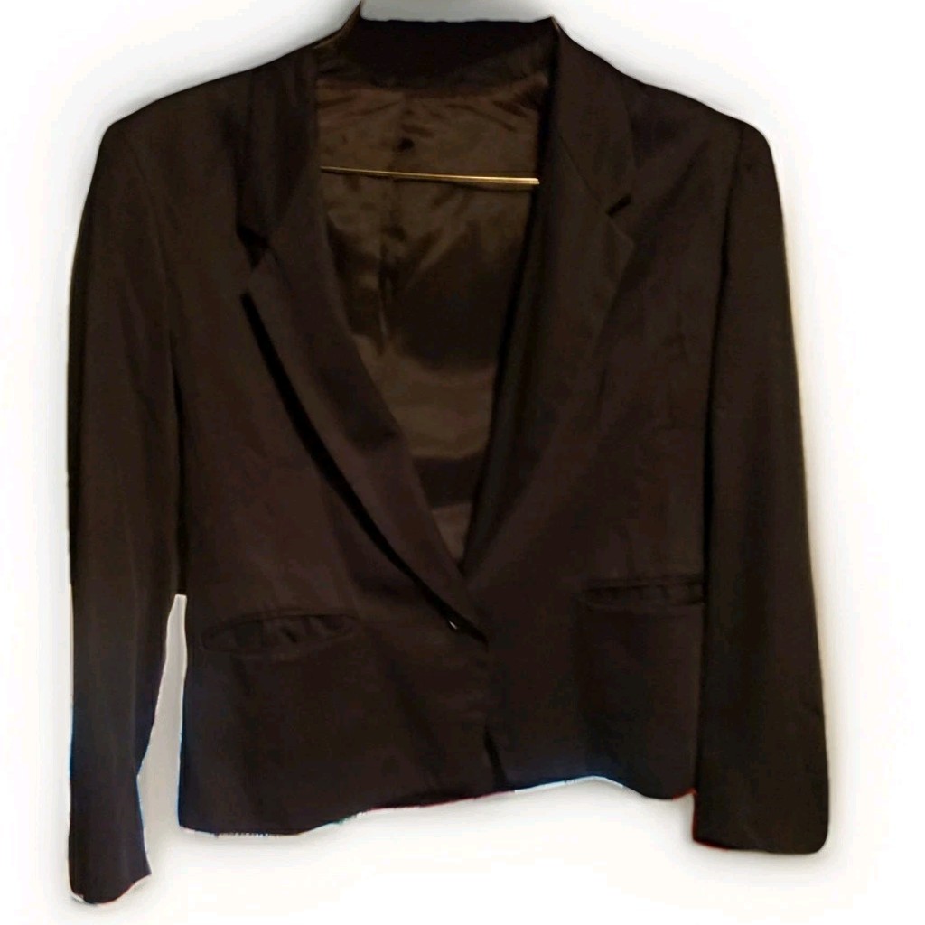 Vintage Brooks Brothers Blazer Women’s 8 Green Black Made in USA