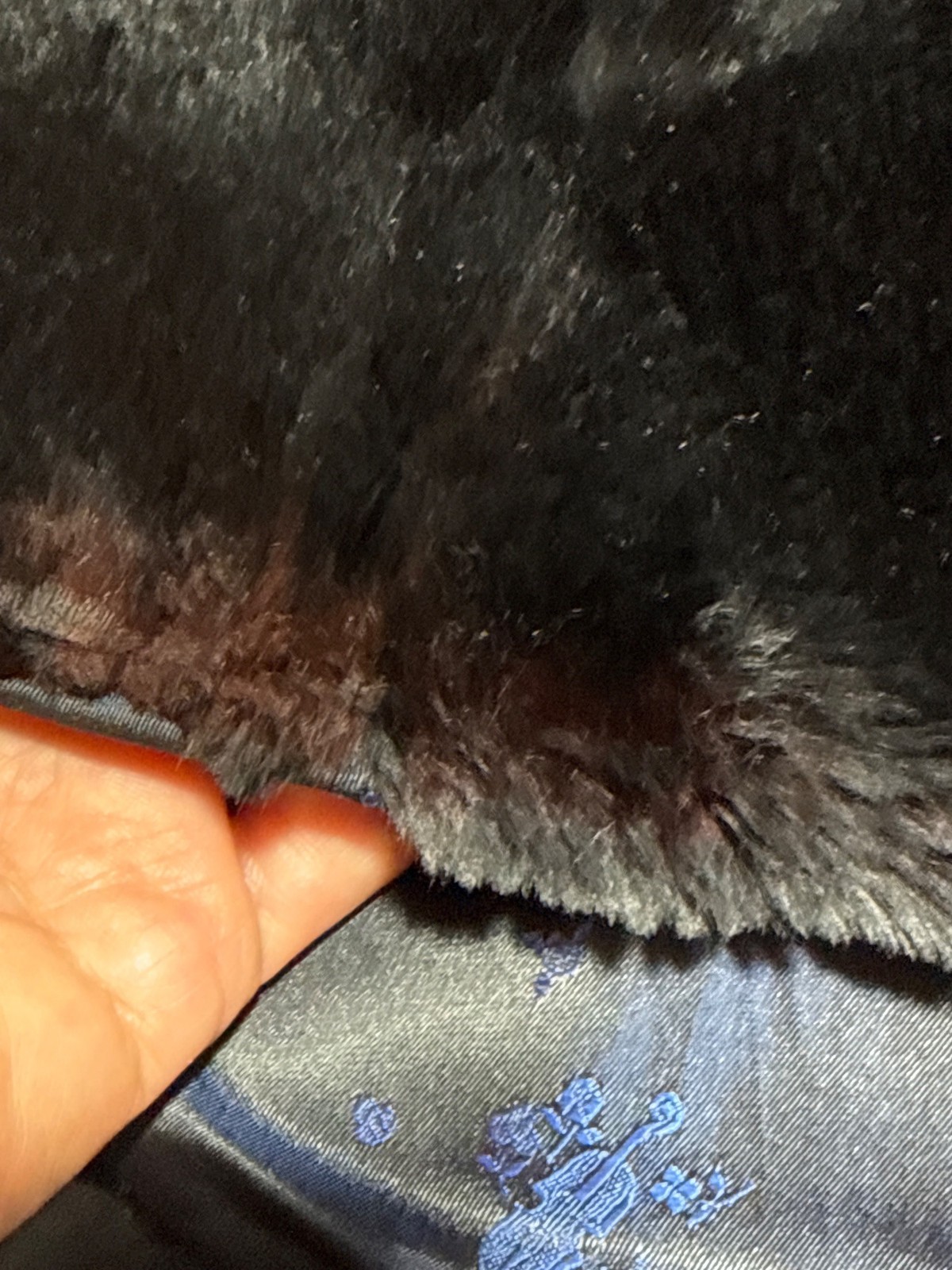 Vintage Black Ebony Mink Fur Cape | Rohland Furs Michigan | Old Hollywood Glam C