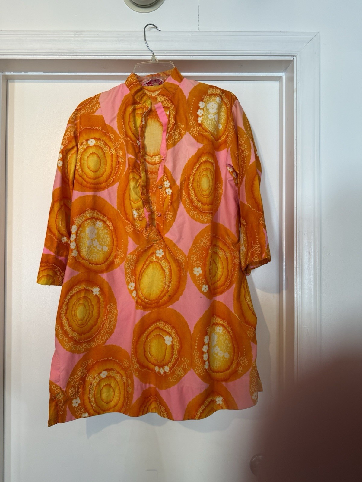 Vintage Catherine Ogust Penthouse Gallery Pink Dress No Sash