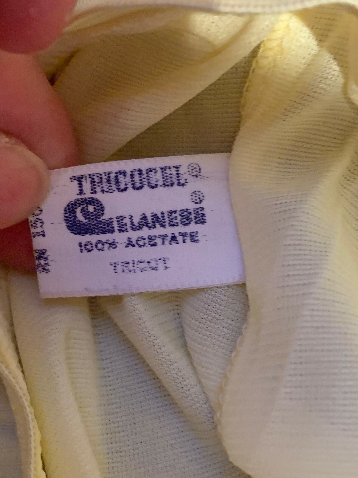 VINTAGE 1950’s NYLCREST YELLOW FULL BRIEF PANTIES ~ 100% ACETATE ~ Vintage NWT