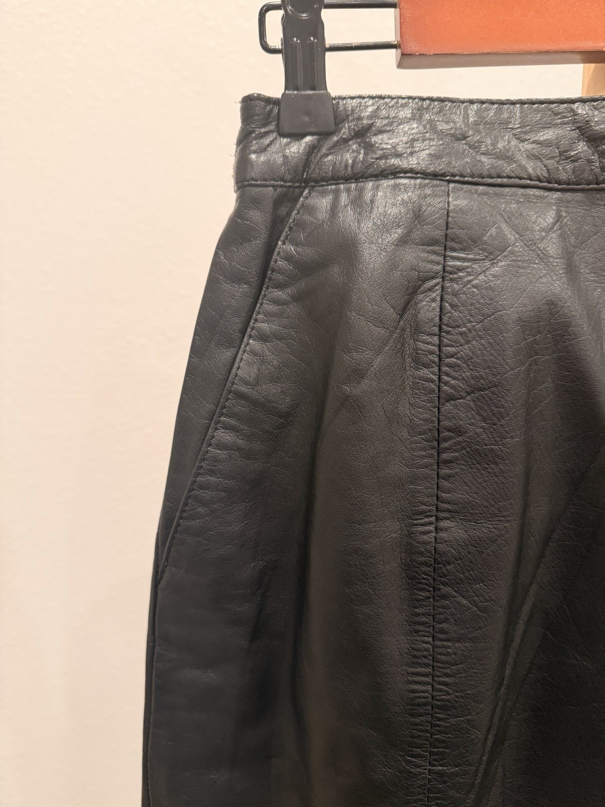 Vintage Leather Skirt