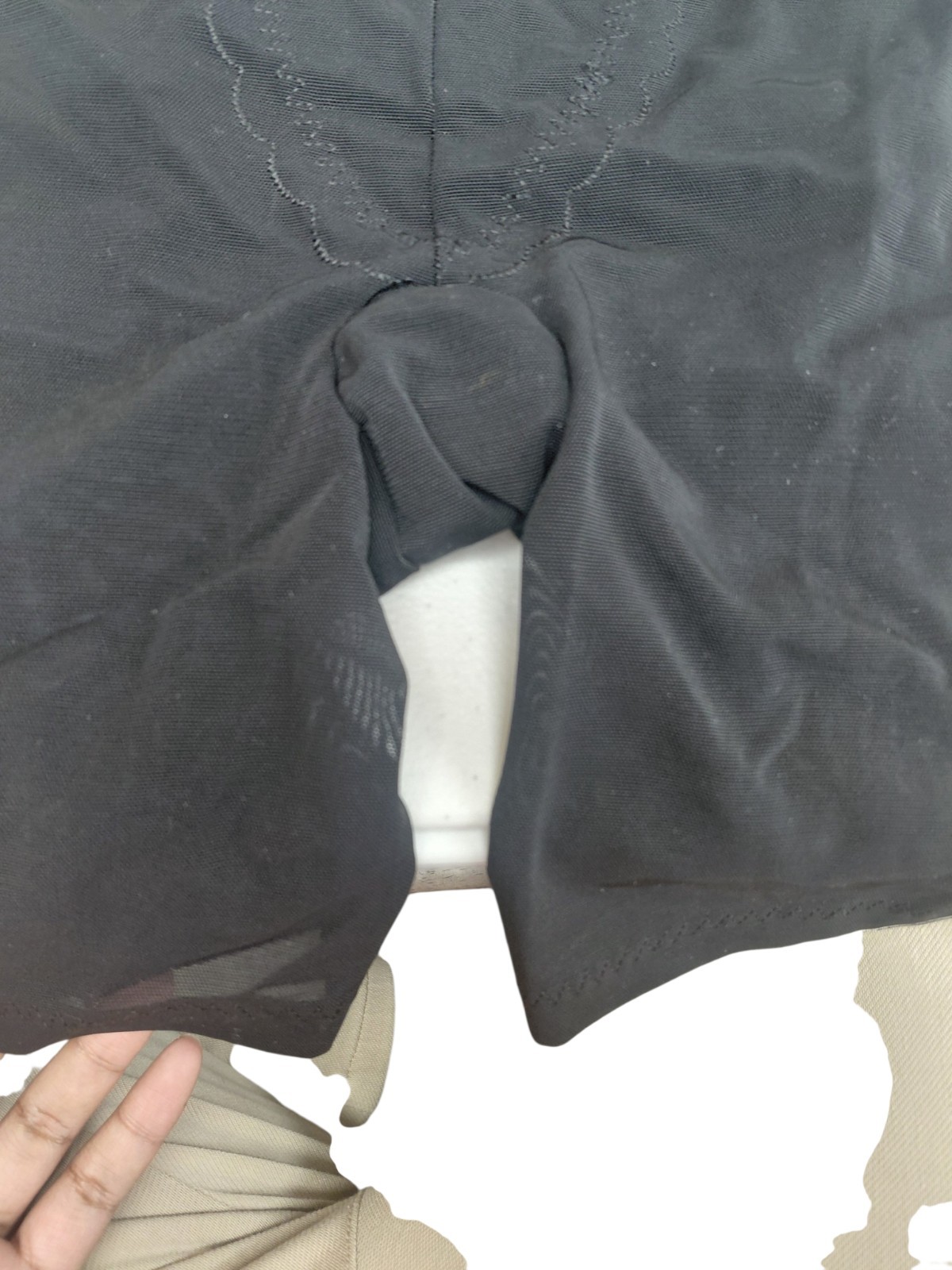 Vintage Crown-nette Black Girdle No Garter Size 38