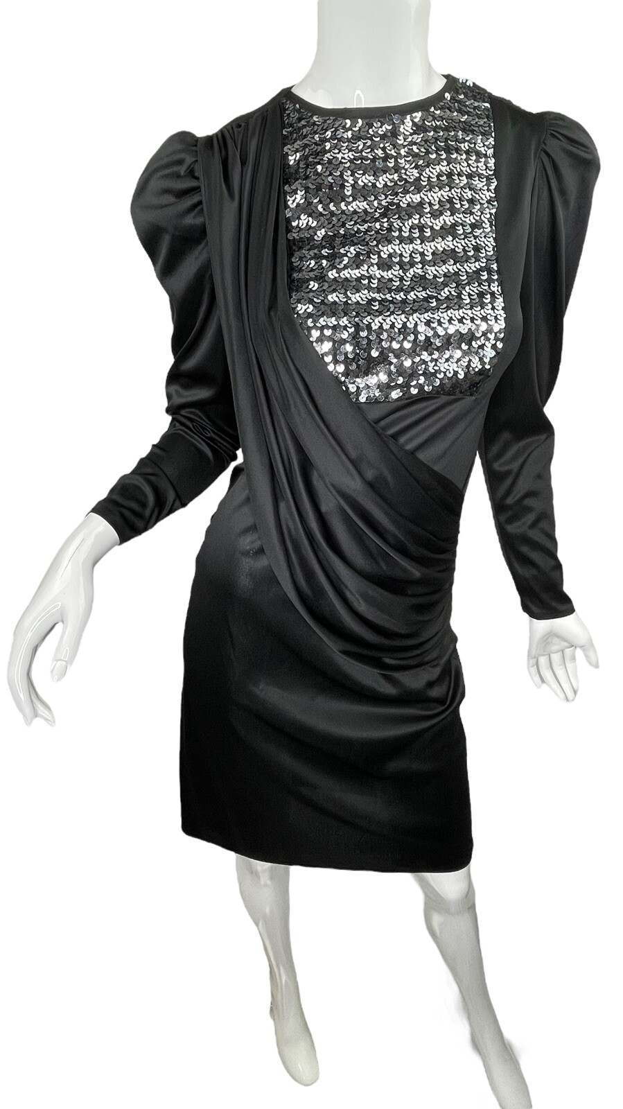 Vintage Diamond’s Run Wayne Diamond Design Cocktail Dress 1980’s Size XS/S