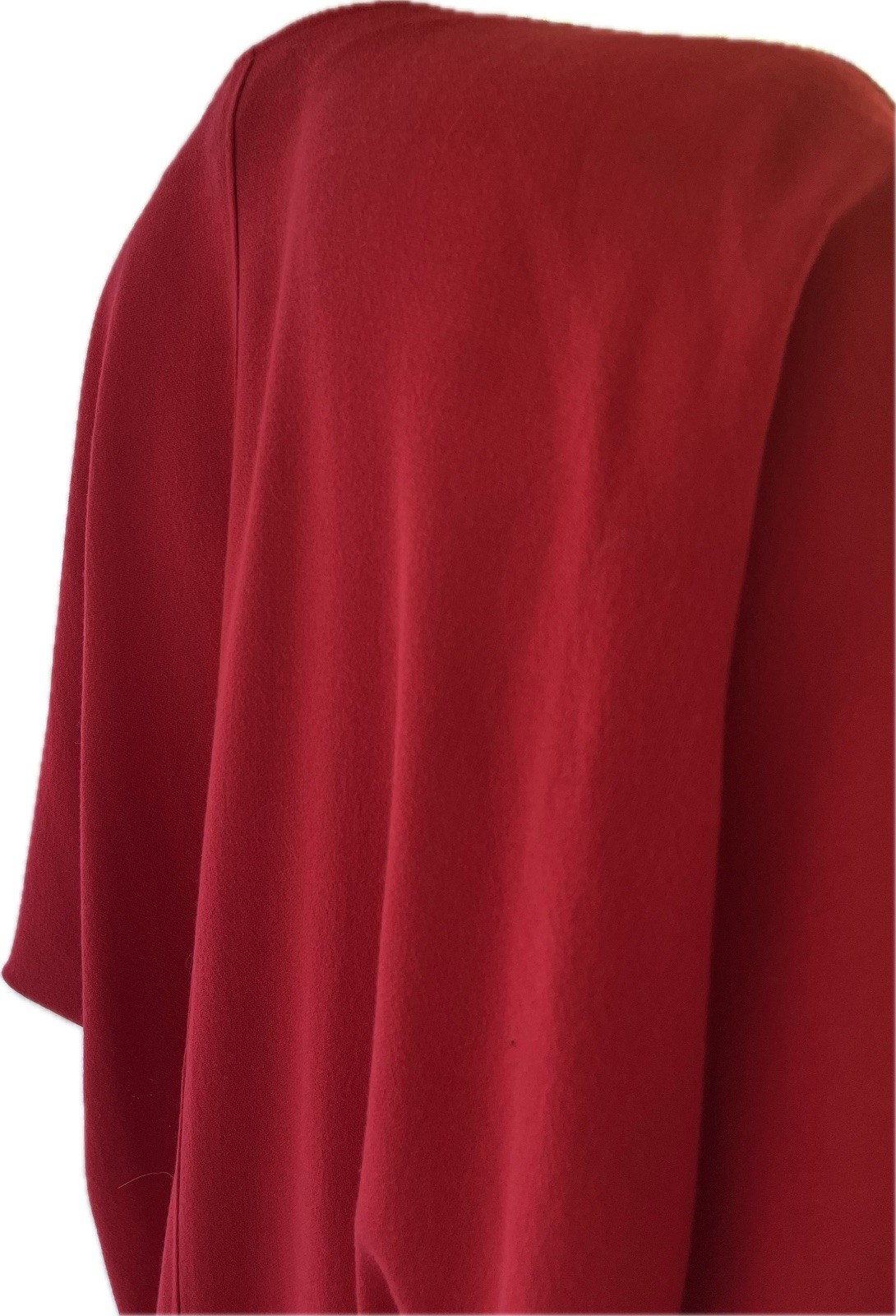Jean Muir Vintage 1980s Wool Crepe Swing Coat Jacket